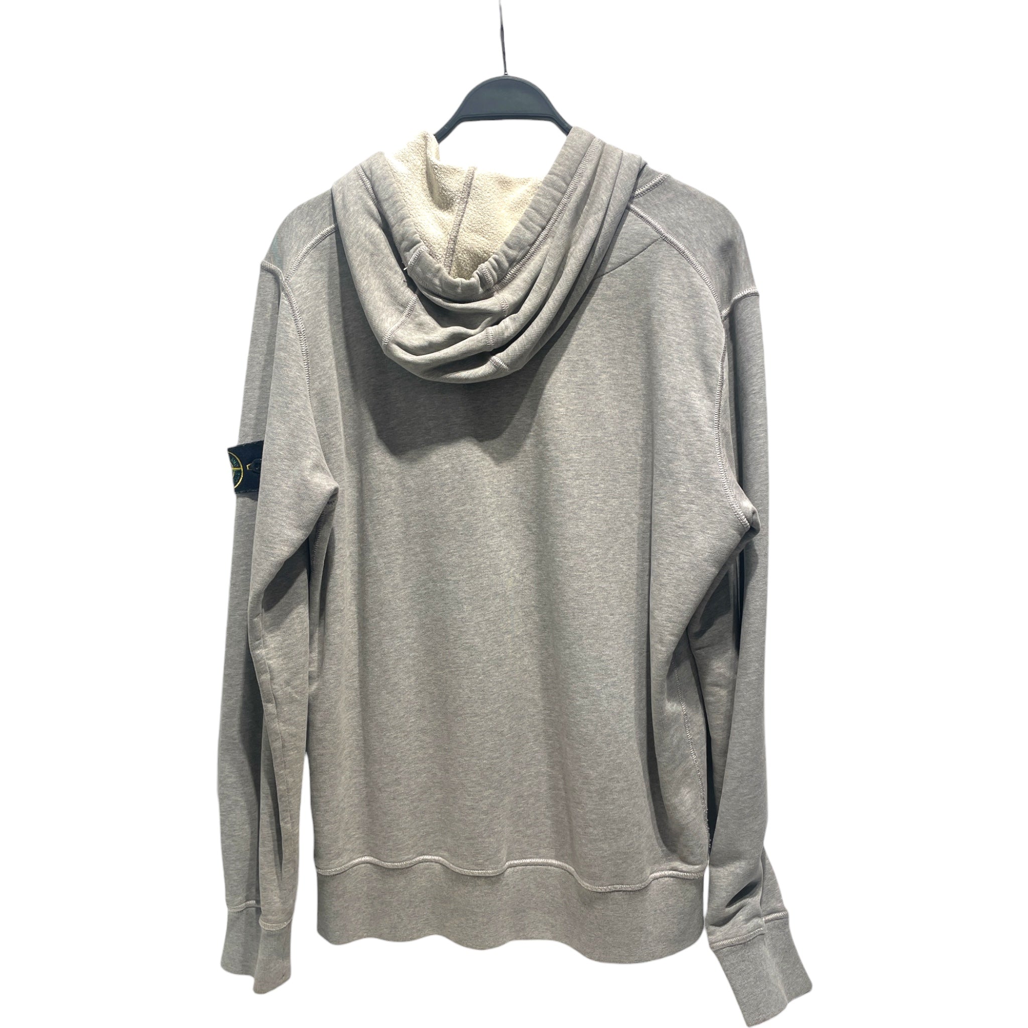 STONE ISLAND/Hoodie/L/Cotton/GRY/GRAY STONE ISLAND PACTH HOODIE view 2