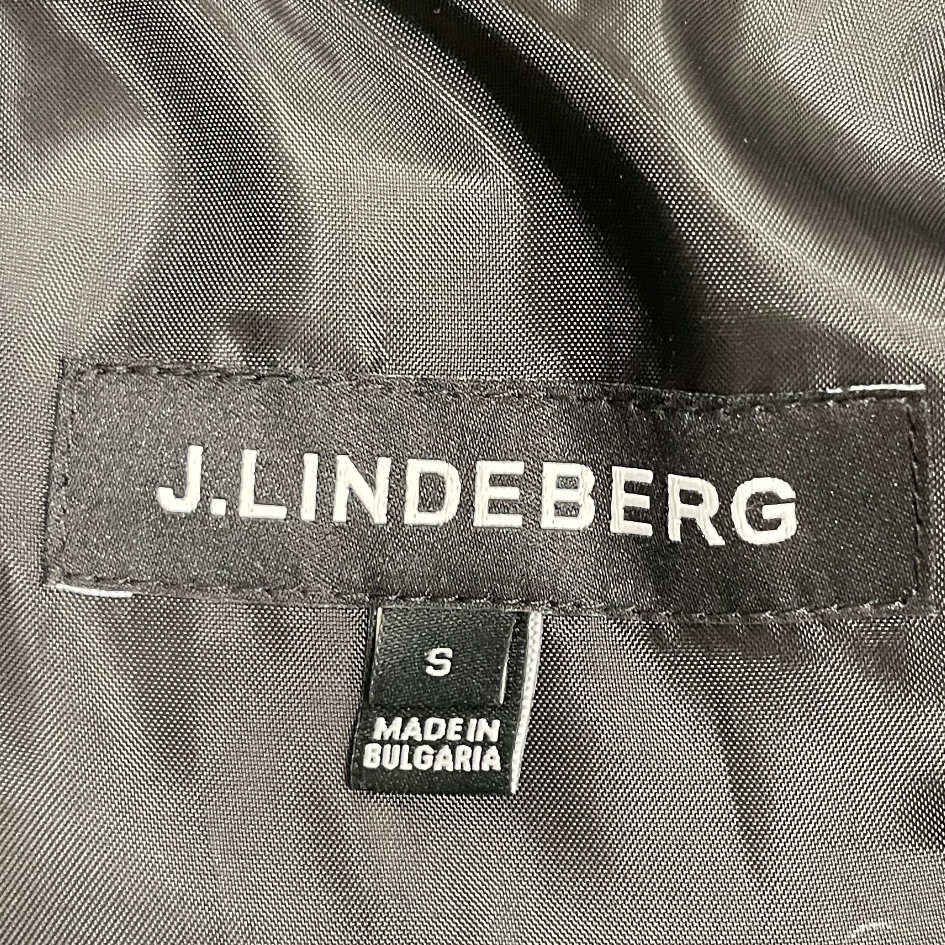 J.LINDEBERG/Jacket/S/Cotton/BLK/VARSITY JKT LETHR SLVE view 5