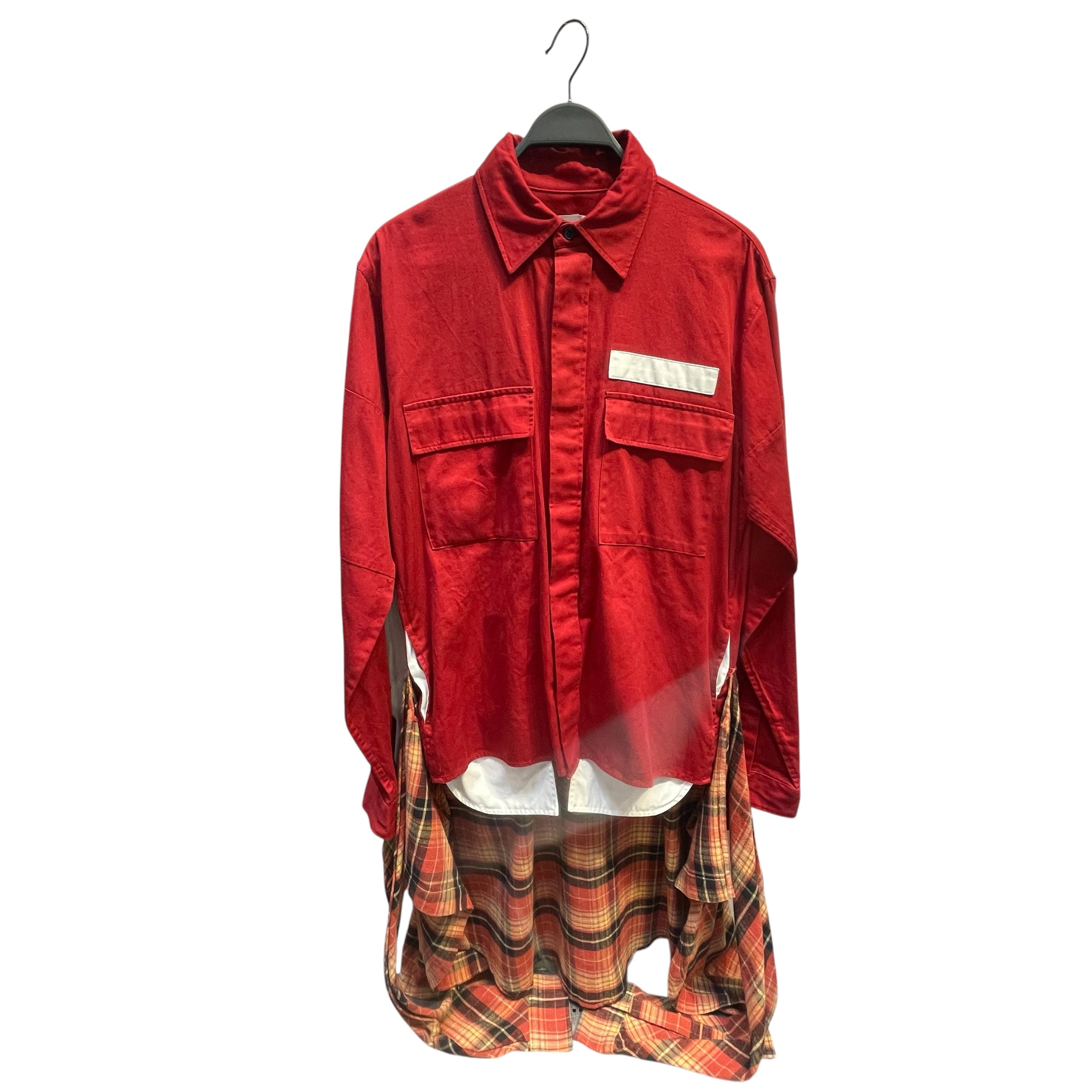 AMBUSH/Jacket/2/Plaid/Cotton/RED/ view 1