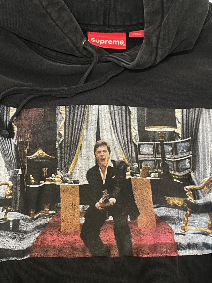 Supreme/Hoodie/L/Graphic/Cotton/BLK/SCARFACE view 5
