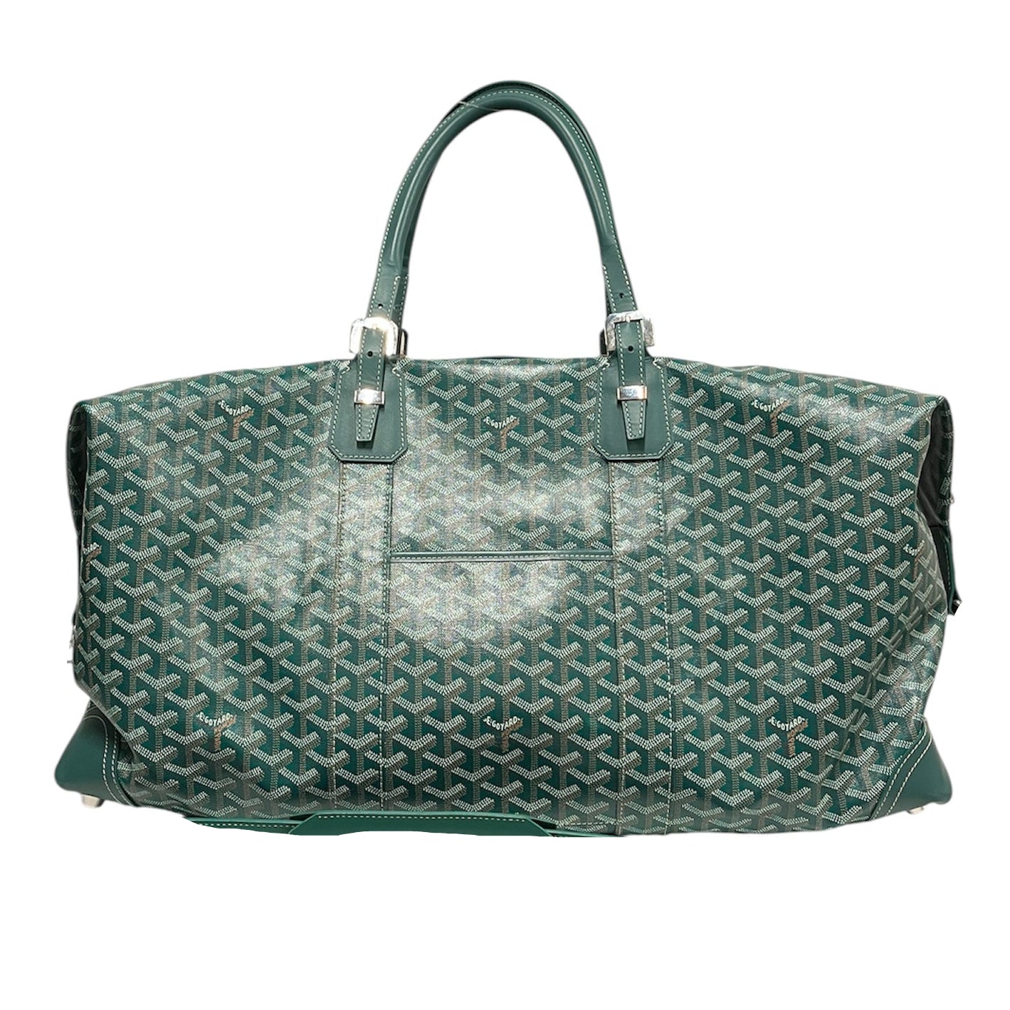 GOYARD/Luggage/Monogram/Leather/GRN/Boeing 55 Duffel view 2