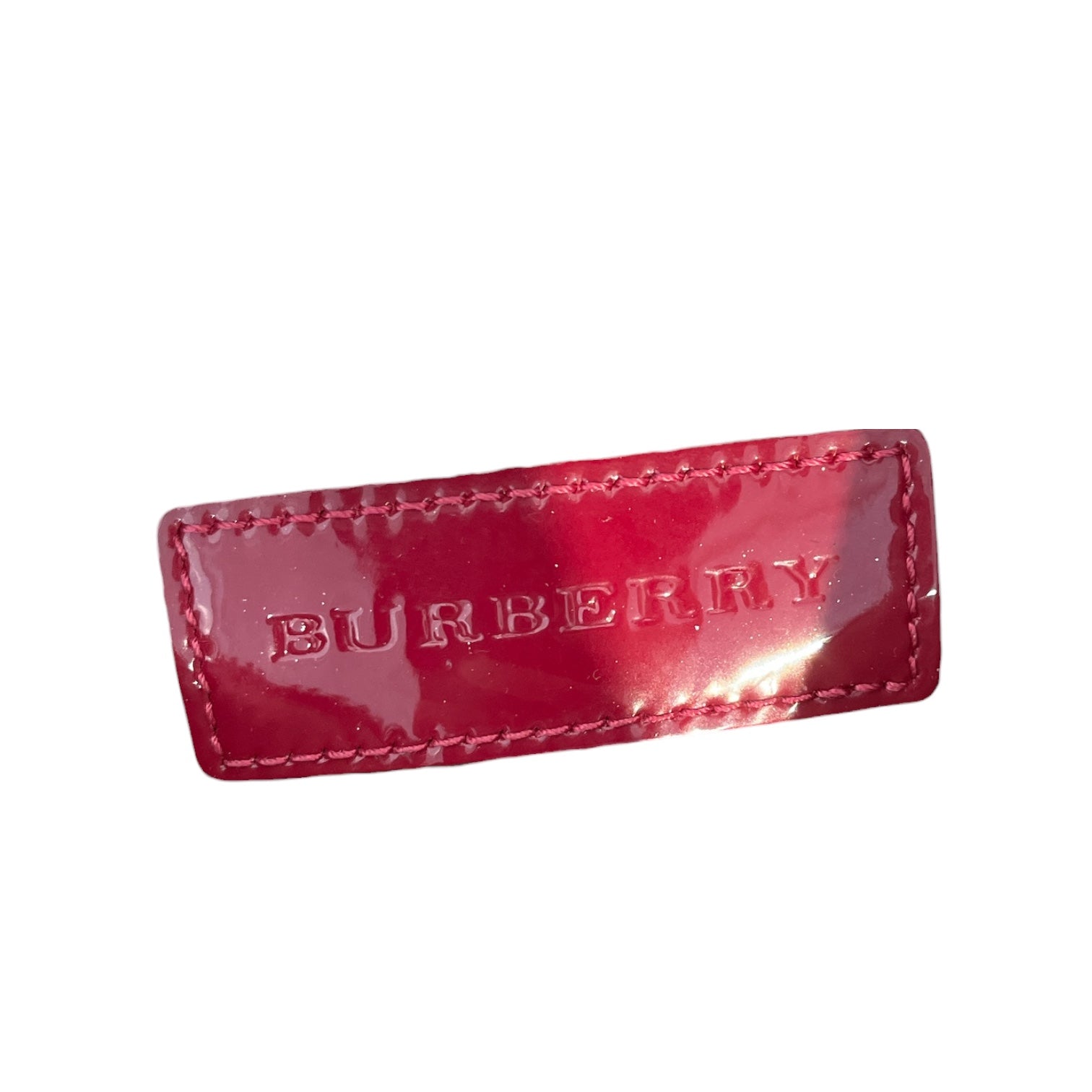 BURBERRY/Boston Bag/Plaid/Leather/RED/red border view 6