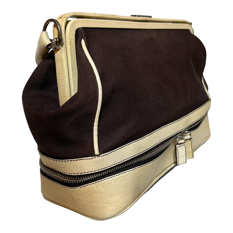 PRADA/Hand Bag/Leather/BRW/CANAPA SHOULDER BAG