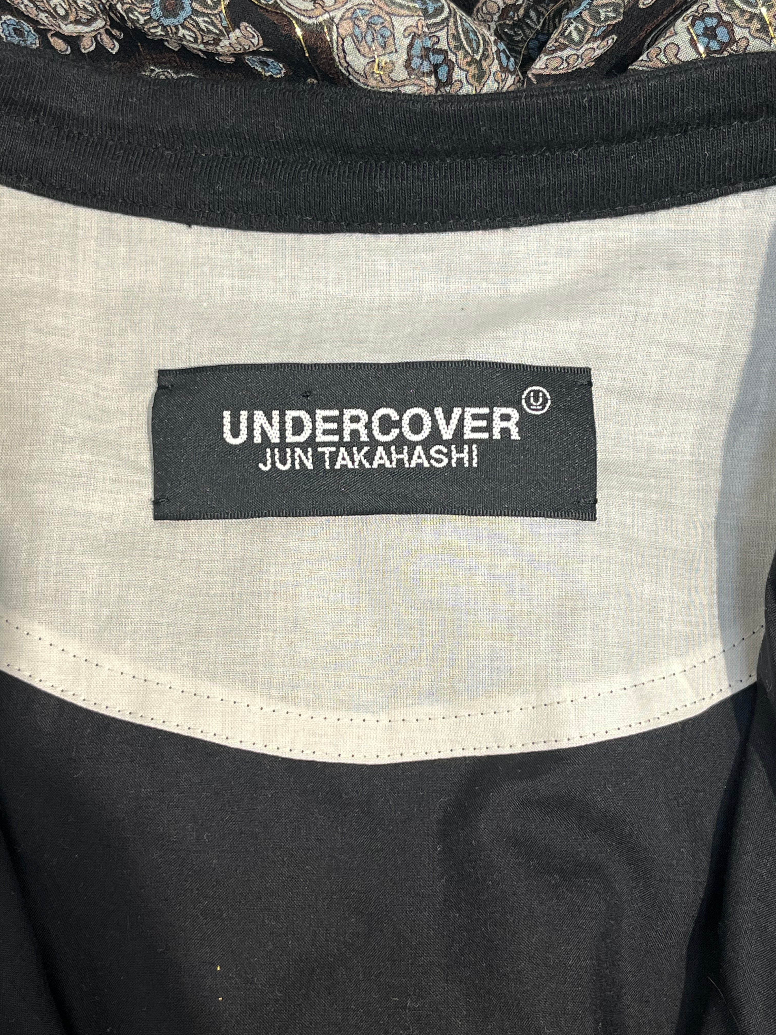 UNDERCOVER/Blouson/4/Silk/BLK/Floral Pattern/SHEER SILK BLOUSON 2025 view 5