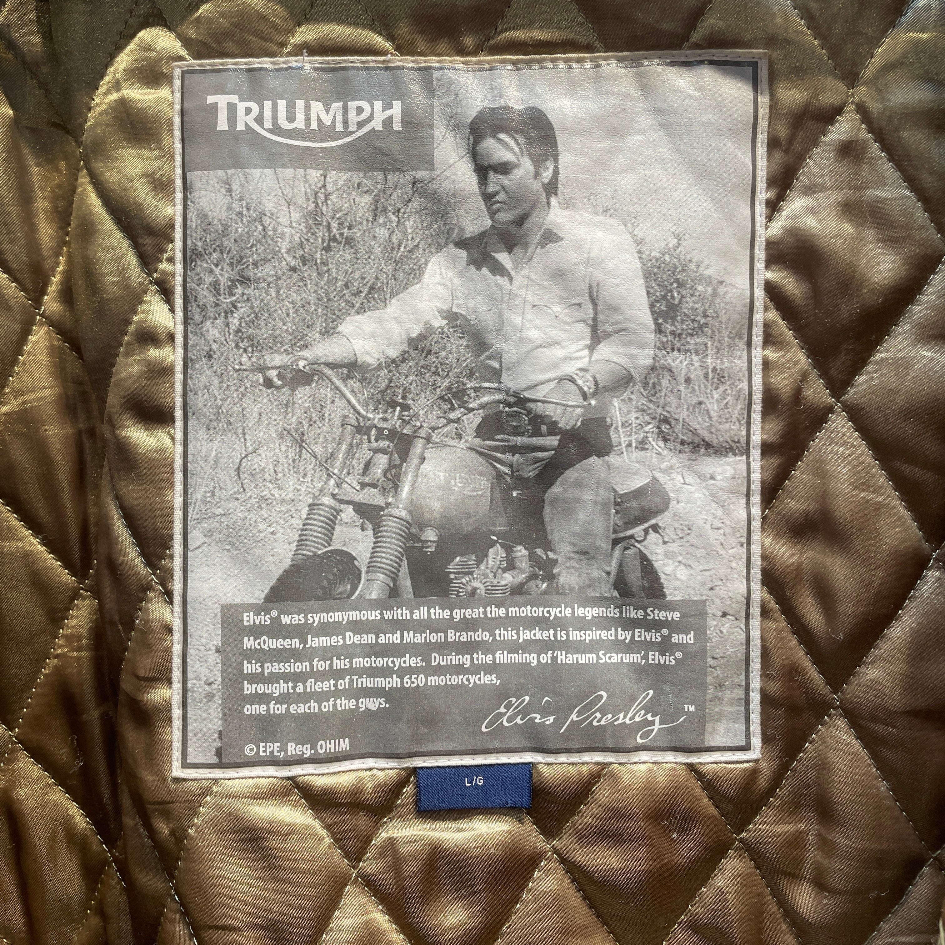 Triumph/Leather Jkt/L/Leather/BLK/ view 3