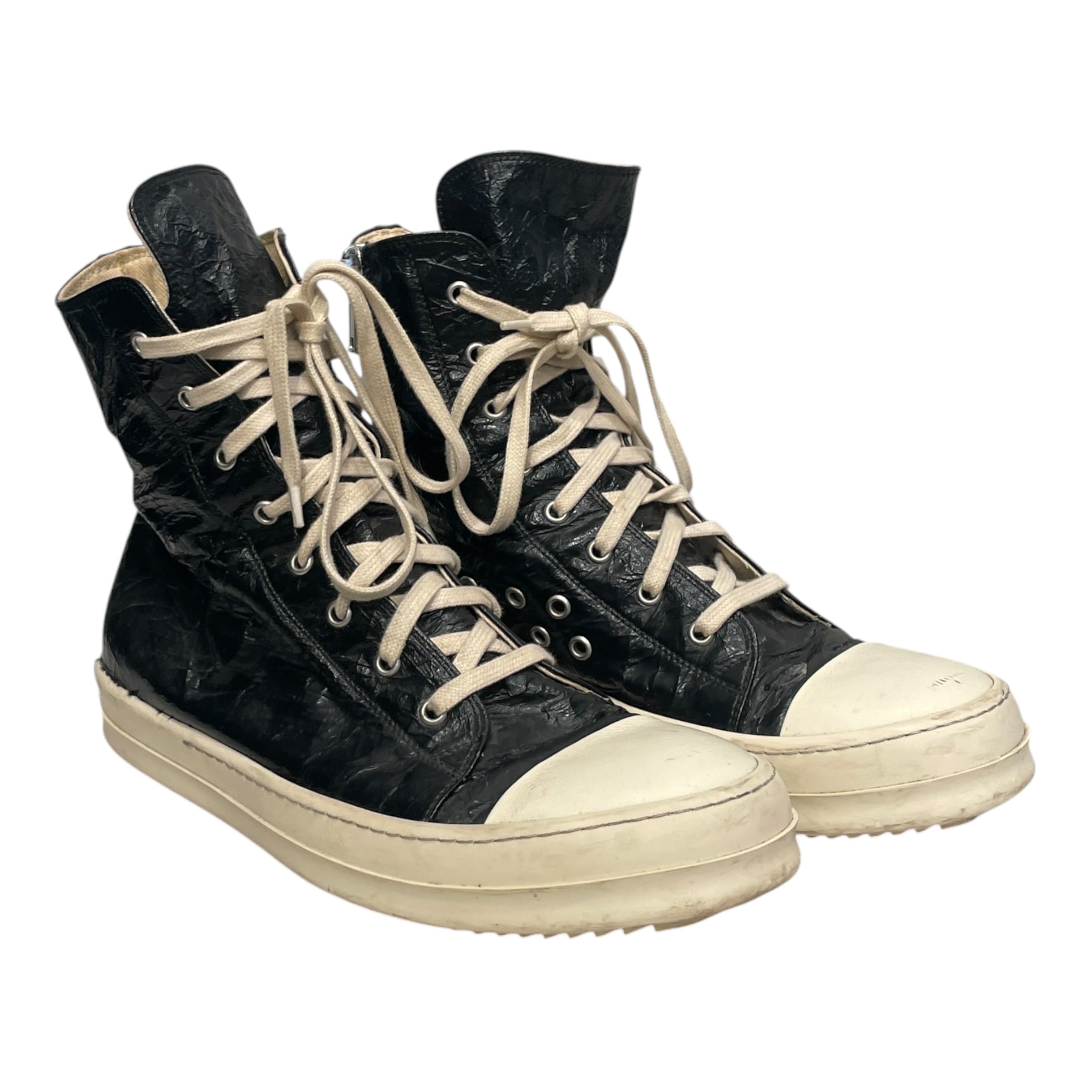 RICK OWENS DRKSHDW/Hi-Sneakers/EU 43.5/Cotton/BLK/ view 1
