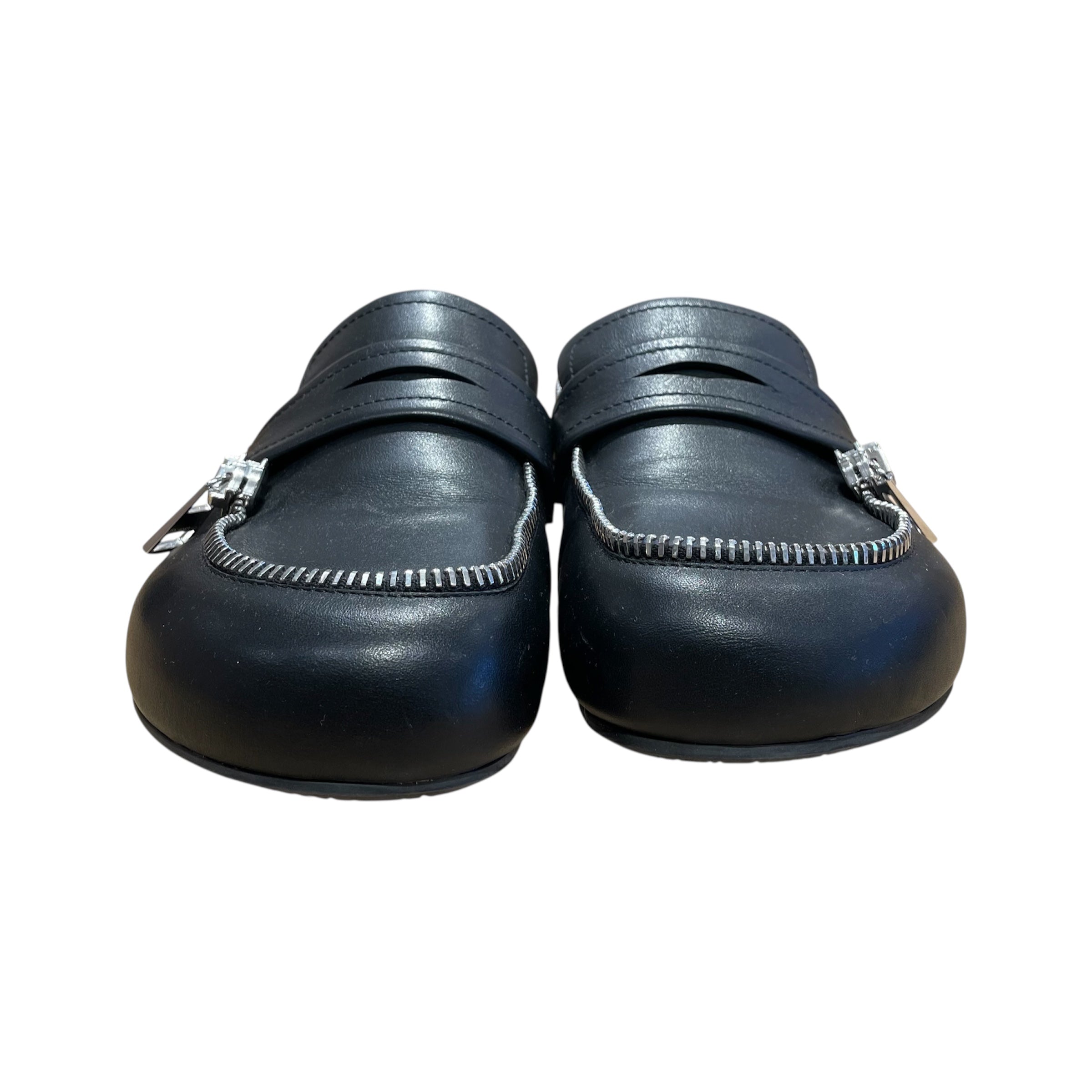 JW ANDERSON(J.W.ANDERSON)/Flat Shoes/EU 39/Leather/BLK/BIKE LOAFER MOLES view 3