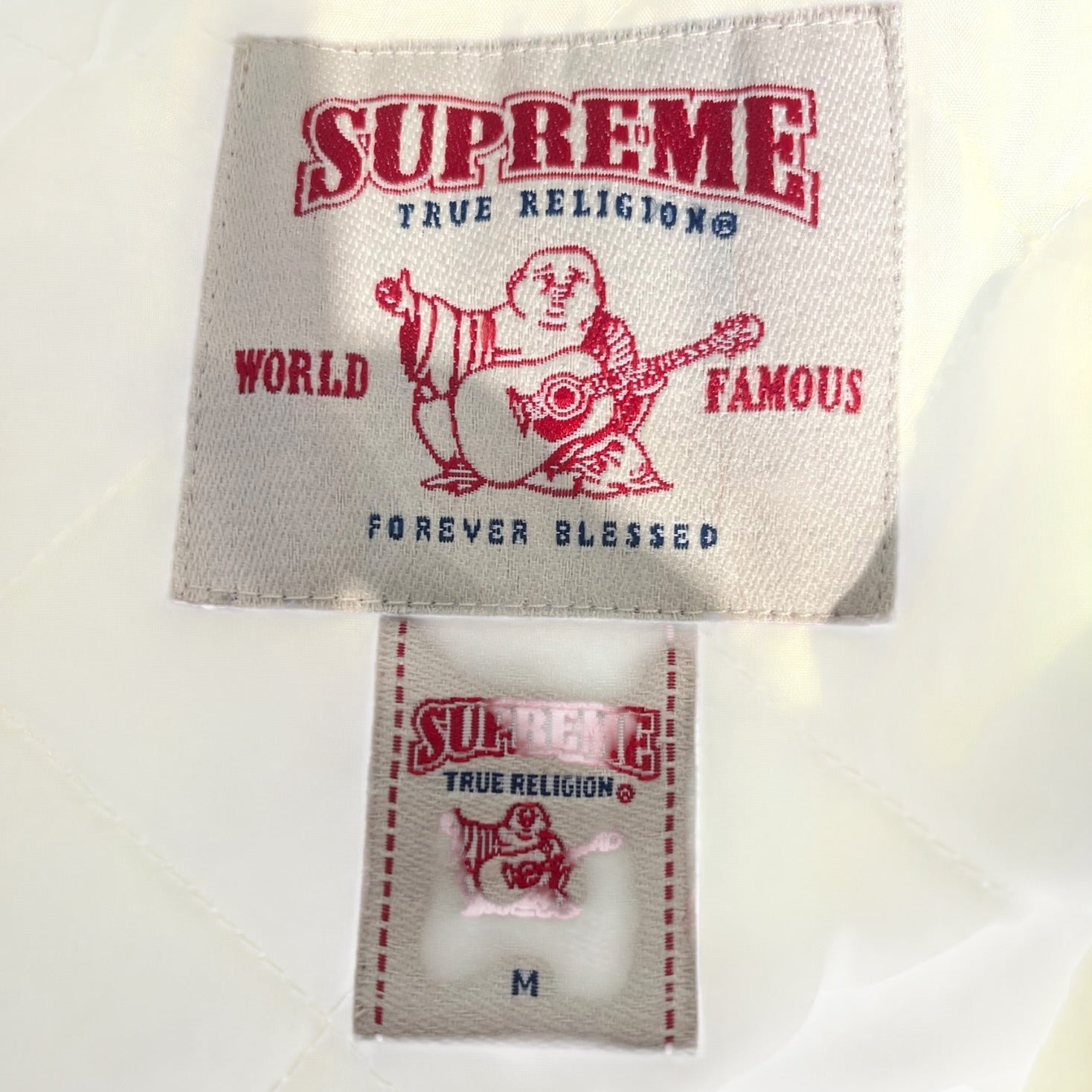 Supreme/LS Shirt/M/Cotton/YEL/Plaid/PADDED FLANNEL SHIRT view 3