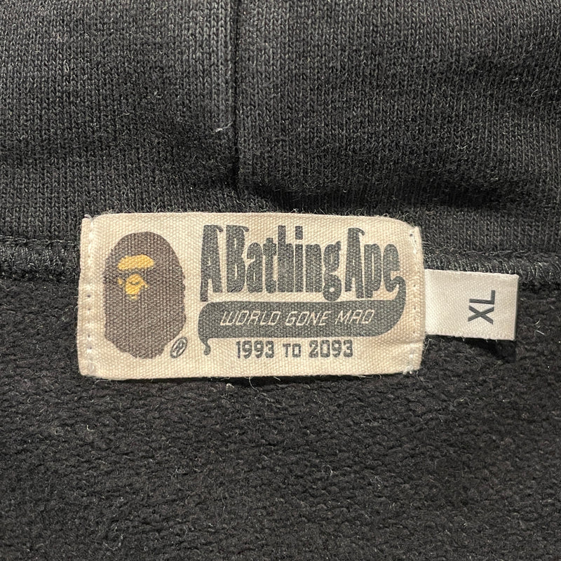 A BATHING APE/Hoodie/XL/Cotton/BLK/