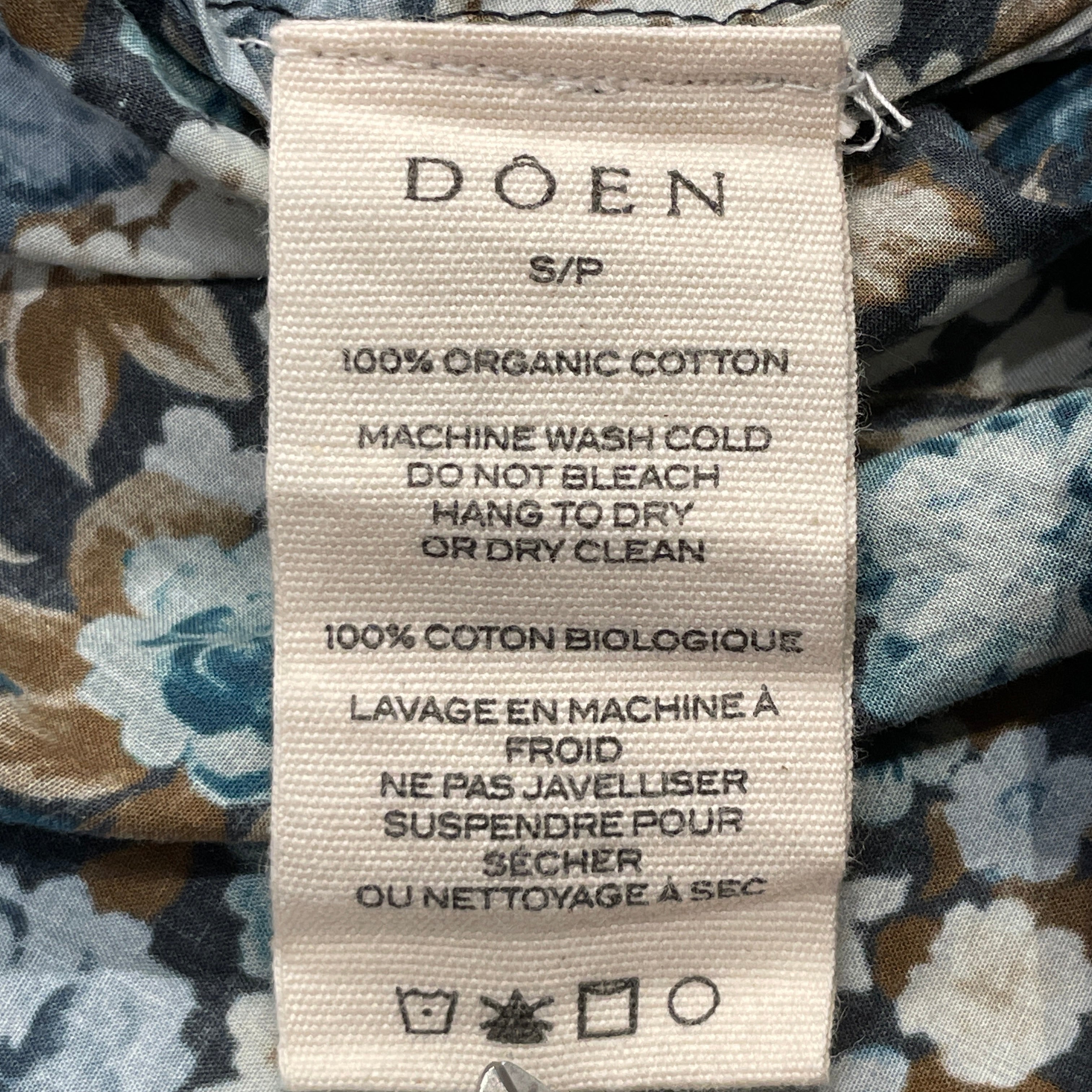 DOEN/LS Dress/S/Floral Pattern/Cotton/MLT/FLORAL HALF SLEEVES view 4