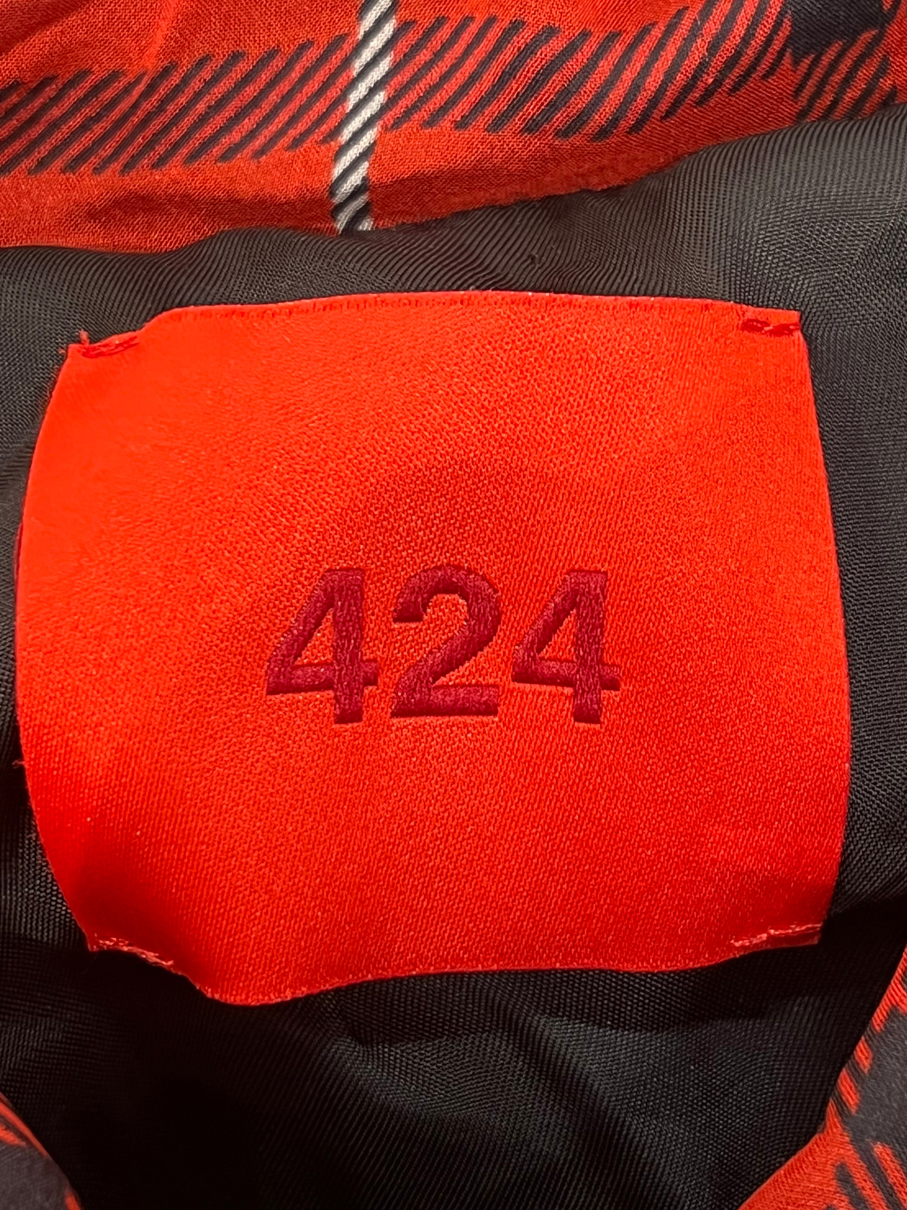 424(FourTwoFour)/Windbreaker/L/Nylon/MLT/Plaid/ view 3