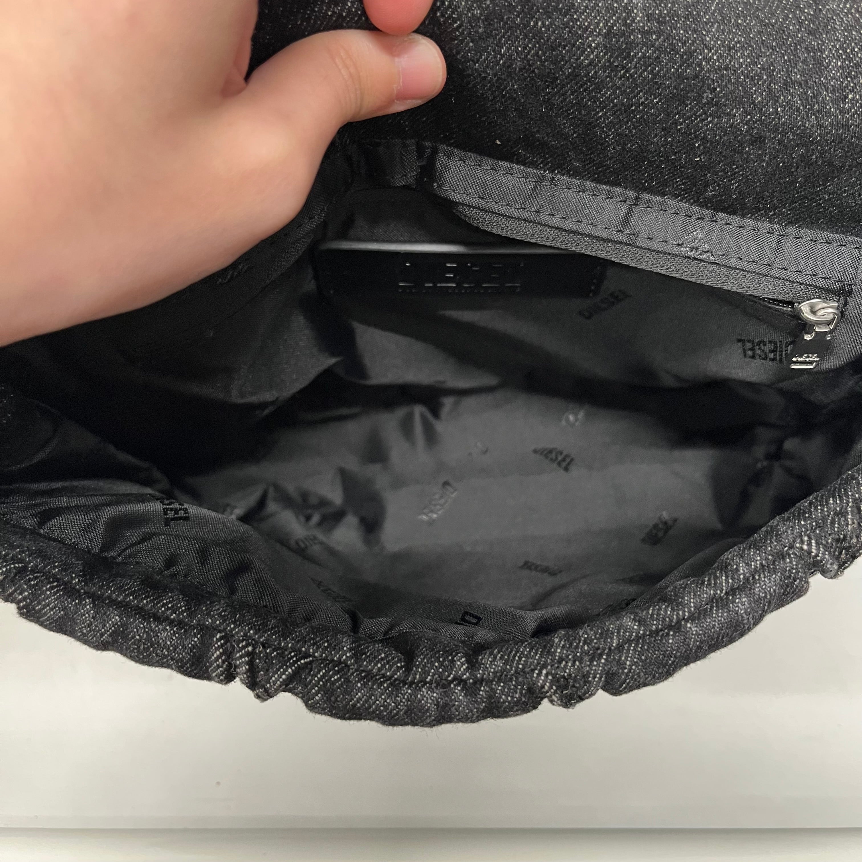DIESEL/Bag/Cotton/GRY/ view 3
