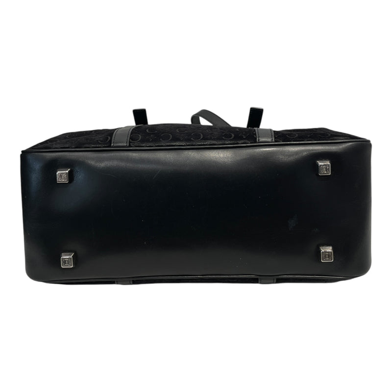 CELINE/Boston Bag/OS/Monogram/Velour/BLK/C MACADAM