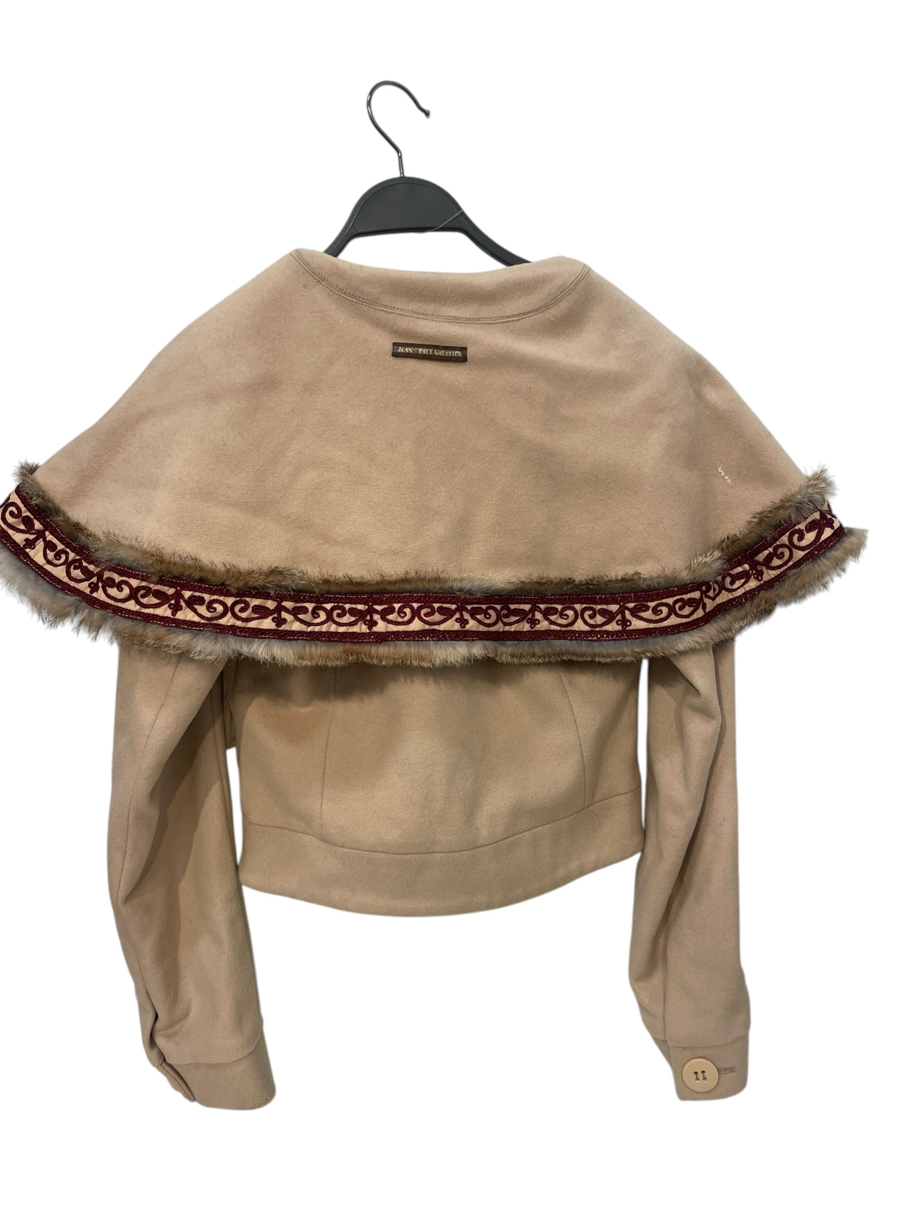 Jean Paul Gaultier/Jacket/42/Wool/BEG/Single Breasted/sailor collar 1990s vintage view 2
