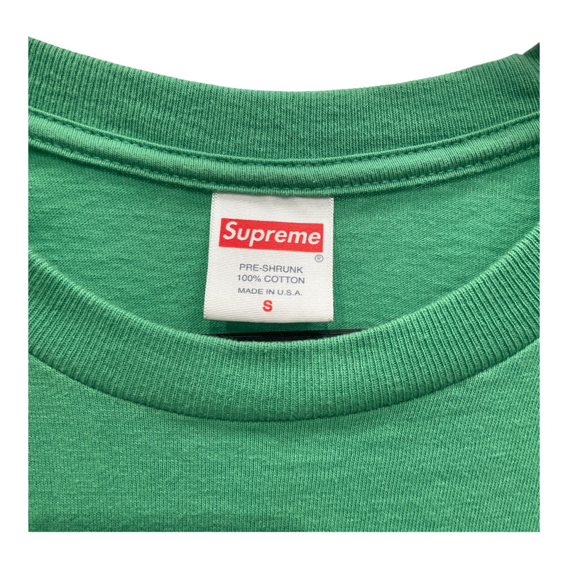 Supreme/T-Shirt/S/Cotton/GRN/stack tee  FW21