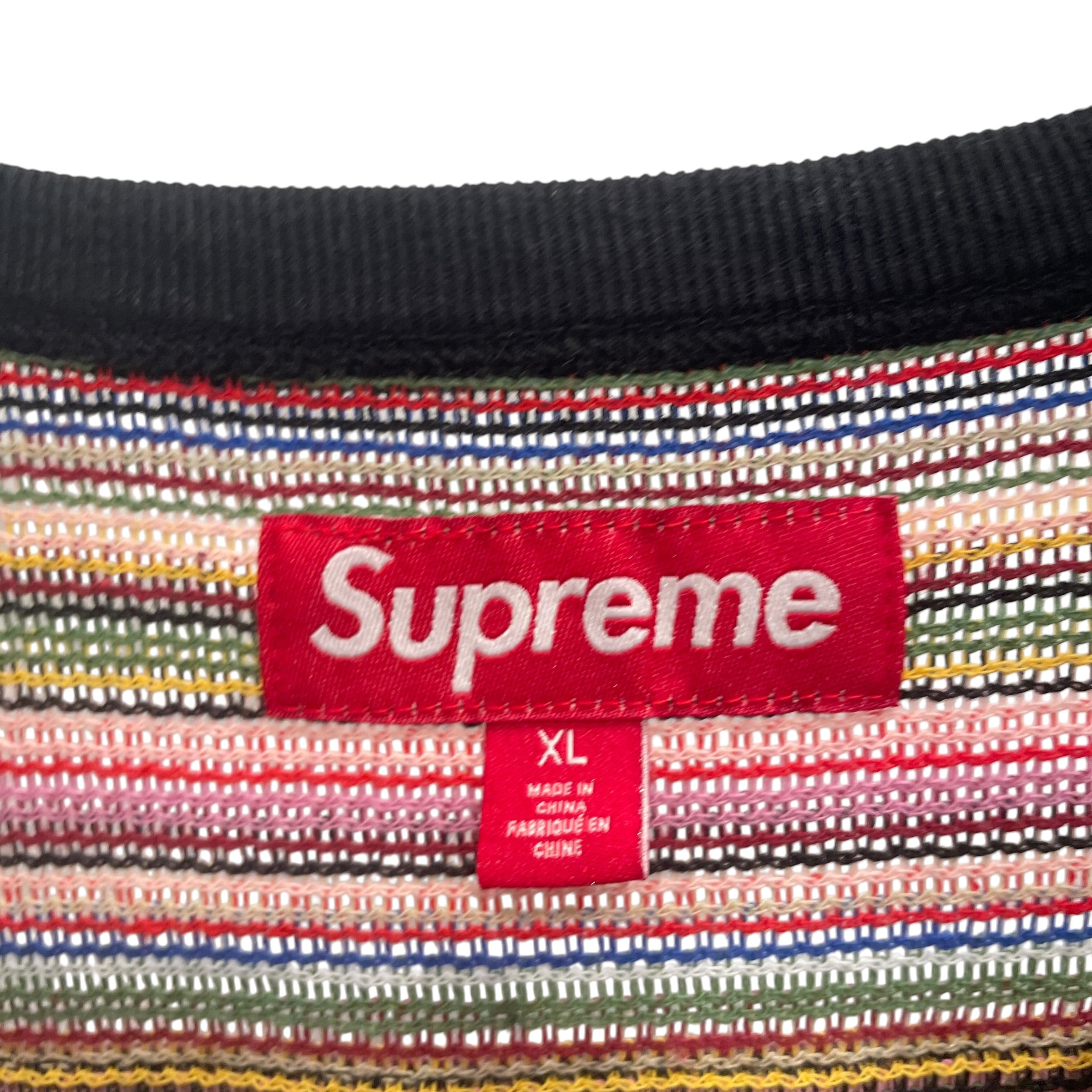 Supreme/T-Shirt/XL/Polyester/MLT/Stripe/MESH RAINBOW JERSEY view 3