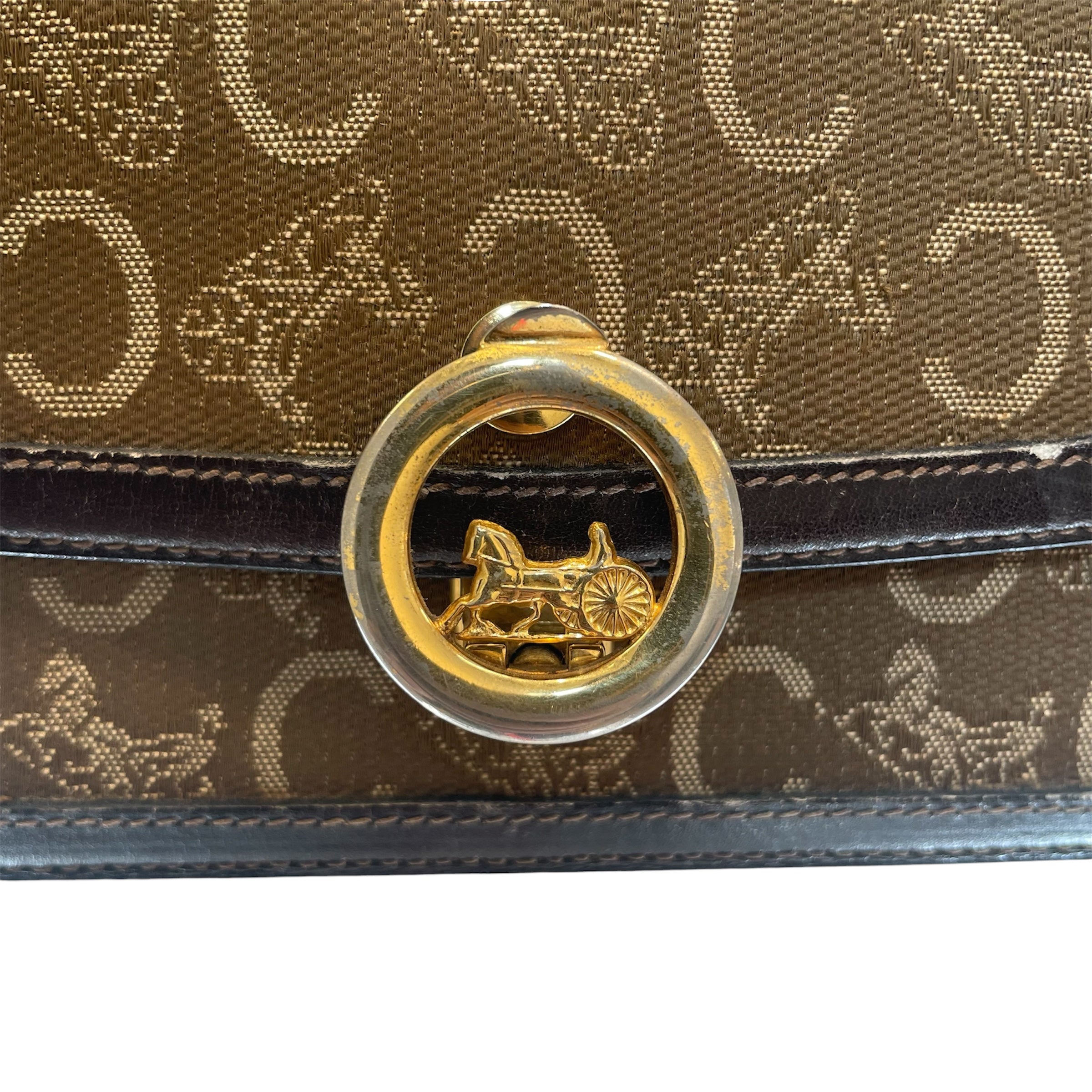 CELINE/Hand Bag/Monogram/IVR/macadam canvas view 6