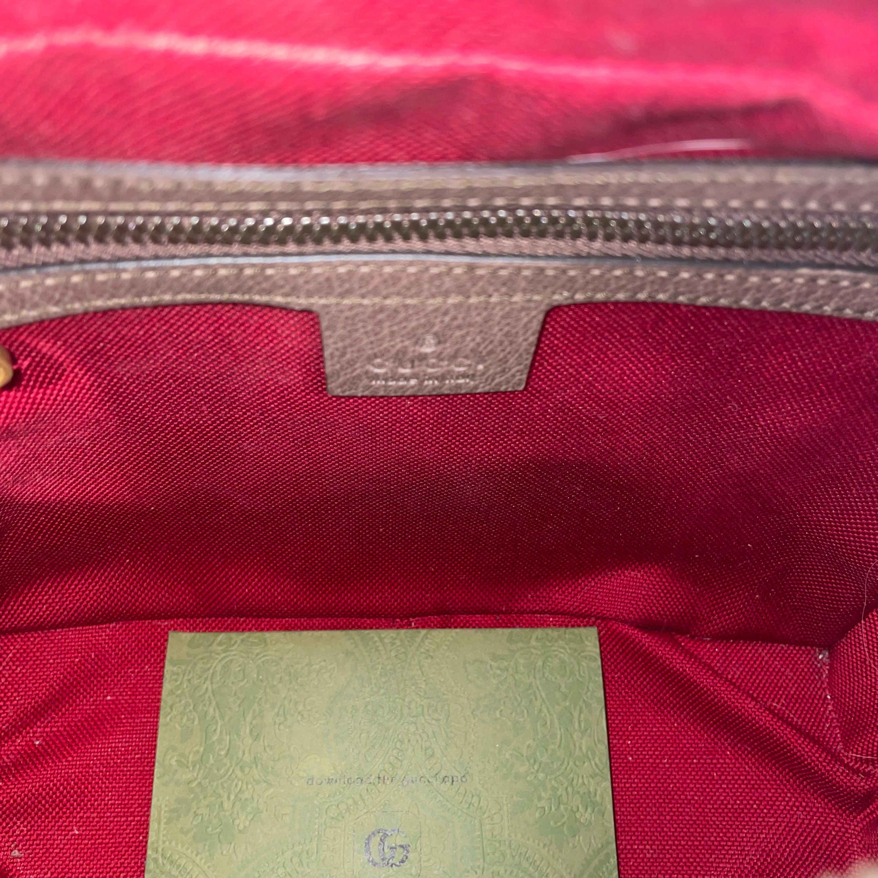 GUCCI/Tote Bag/Houndstooth Check/Wool/RED/Soft Trunk view 4