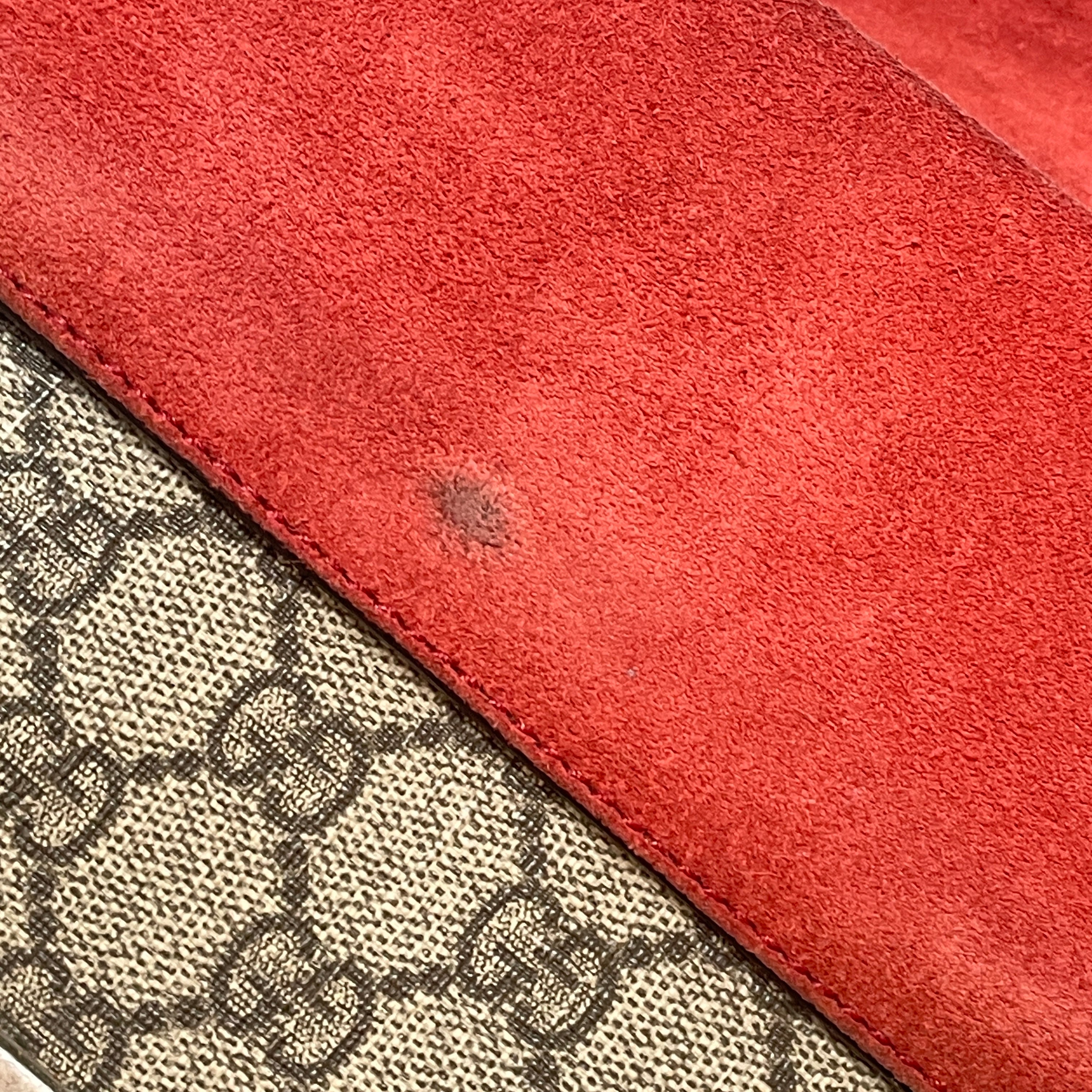 GUCCI/Bag/Monogram/Leather/CML/RED SUEDE SIDES/TIGER CLOSURE view 8