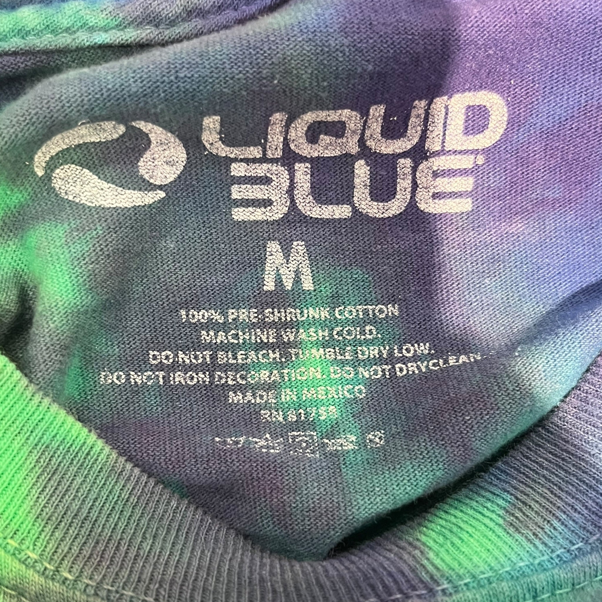 LIQUID BLUE/LS T-Shirt/M/Cotton/MLT/Graphic/GRATEFUL DEAD TEE view 5