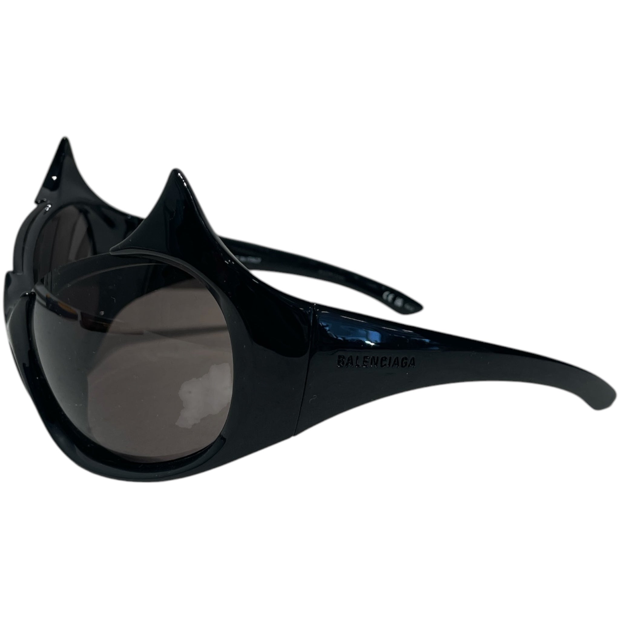 BALENCIAGA/Sunglasses/Plastic/BLK/R3ZDR12640 CAT view 2