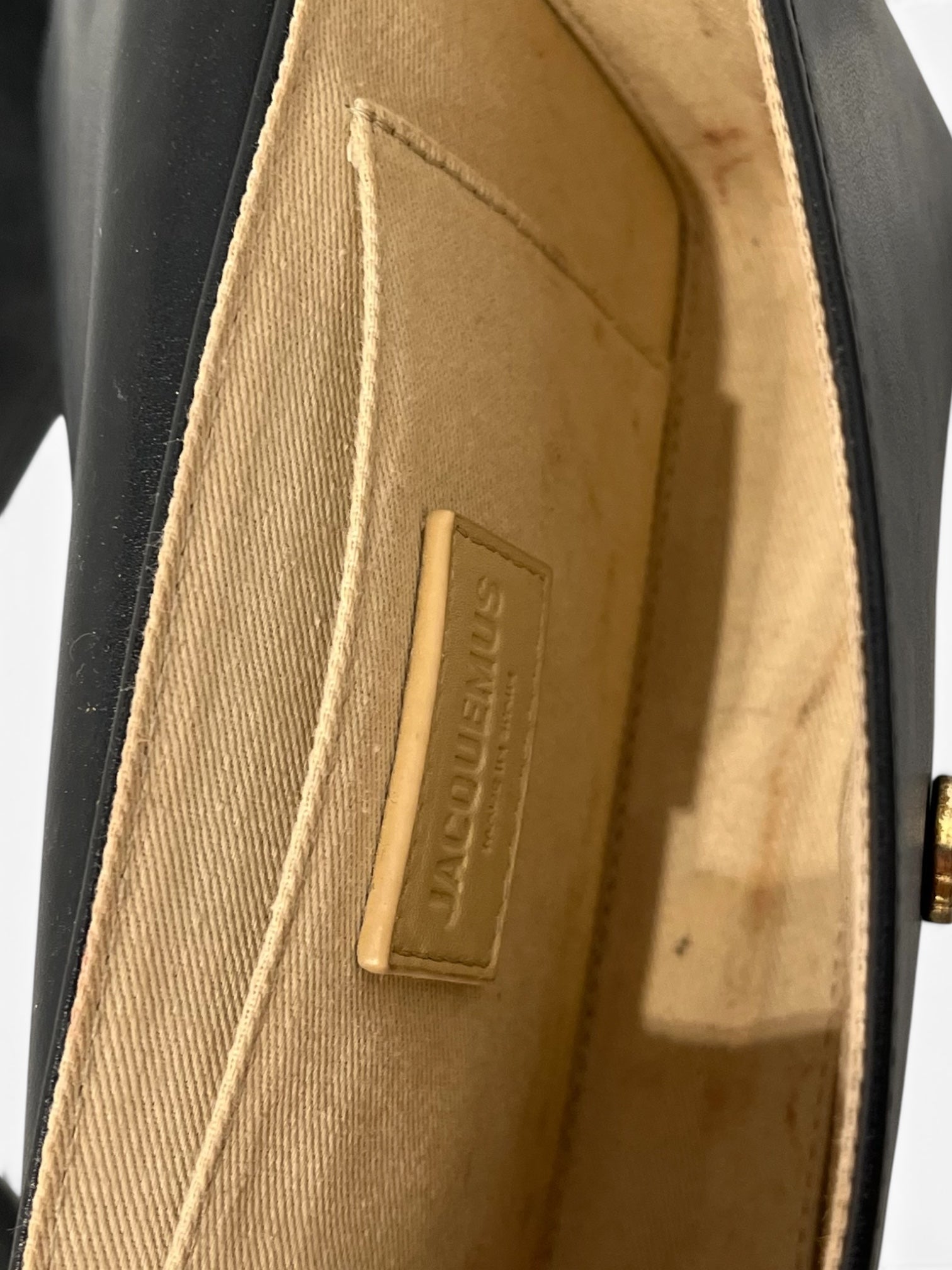 JACQUEMUS/Fanny Pack/Leather/BLK/LE CARINU view 5