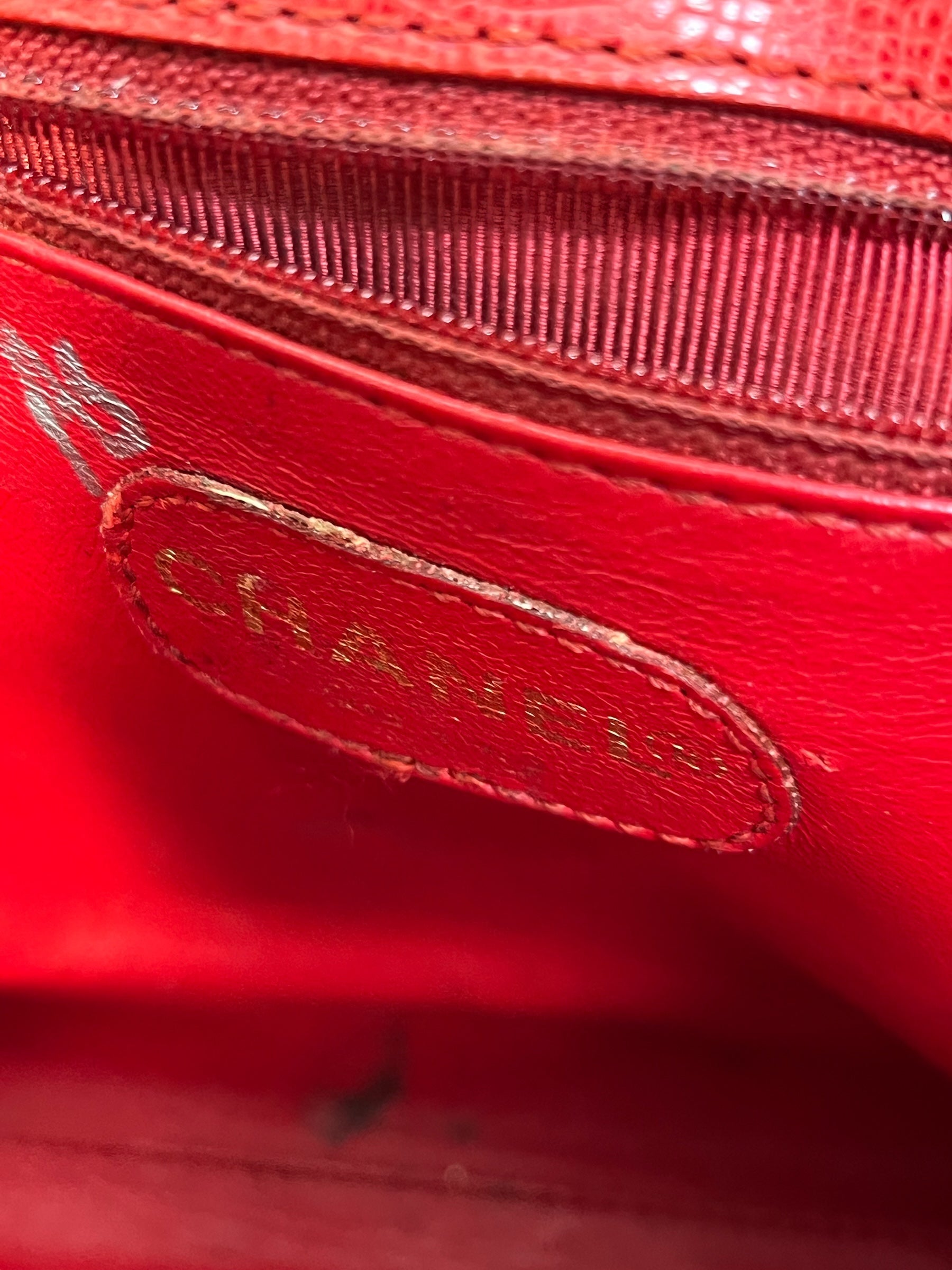 CHANEL/Hand Bag/Leather/RED/5582006 view 6
