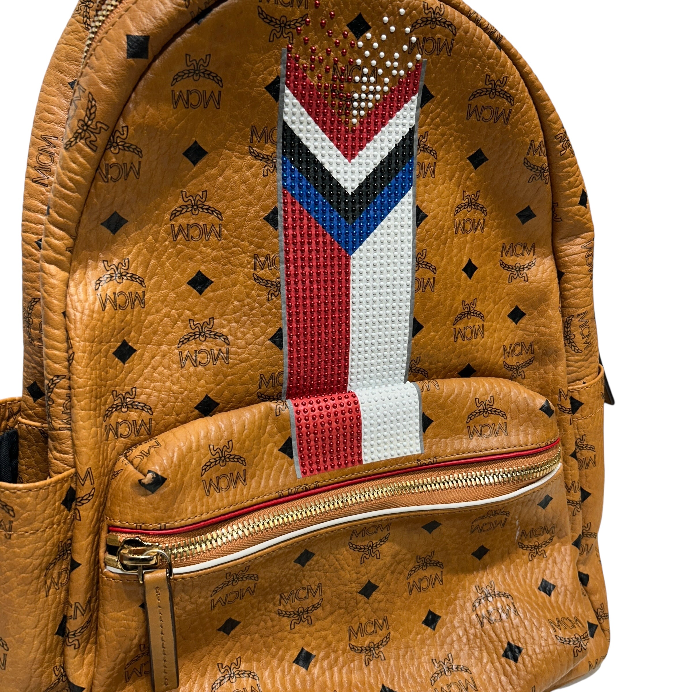 MCM/Backpack/Monogram/Leather/CML/ view 2