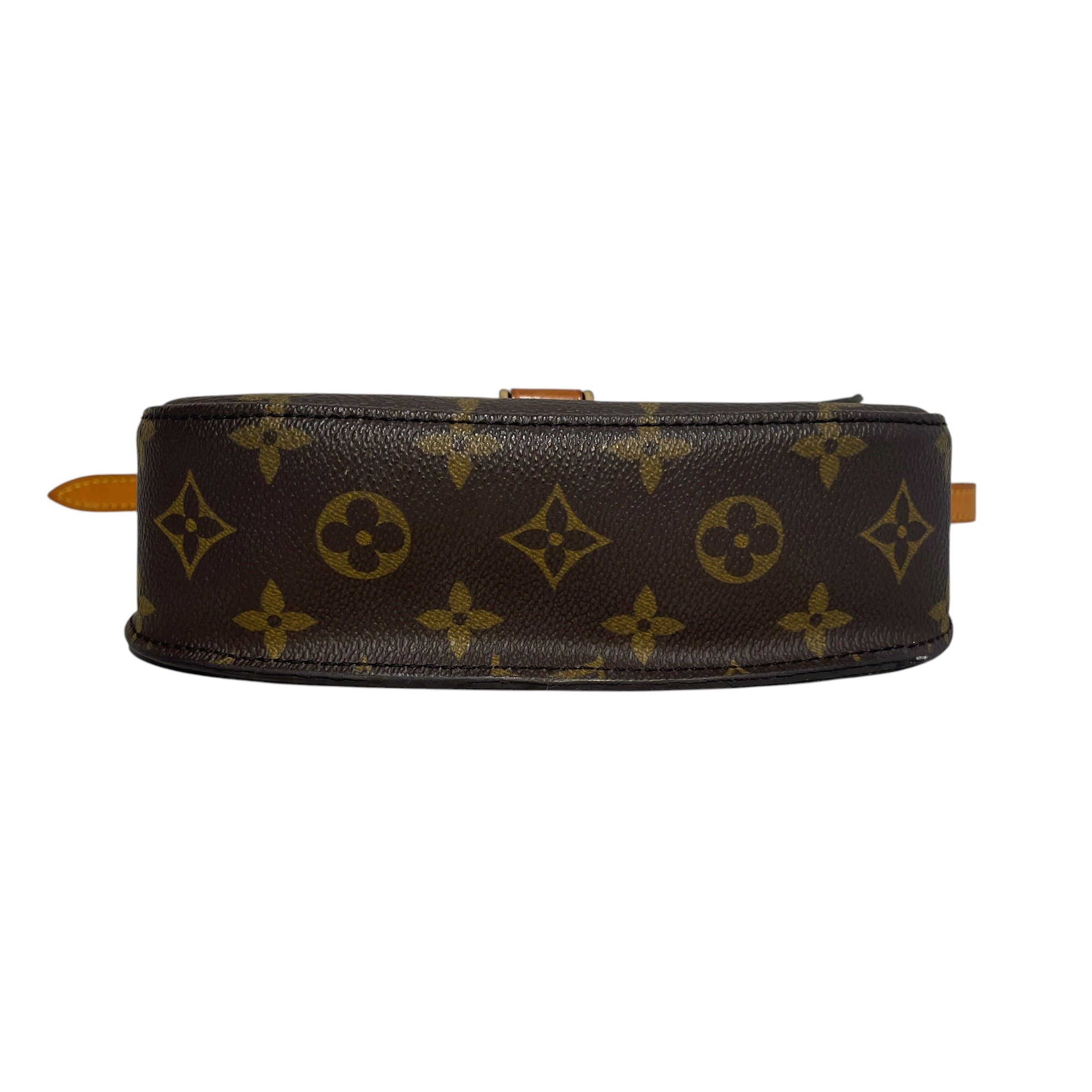 LOUIS VUITTON/Cross Body Bag/Monogram/Leather/BRW/Dauphine MM Gold-Tone LV Lock view 3