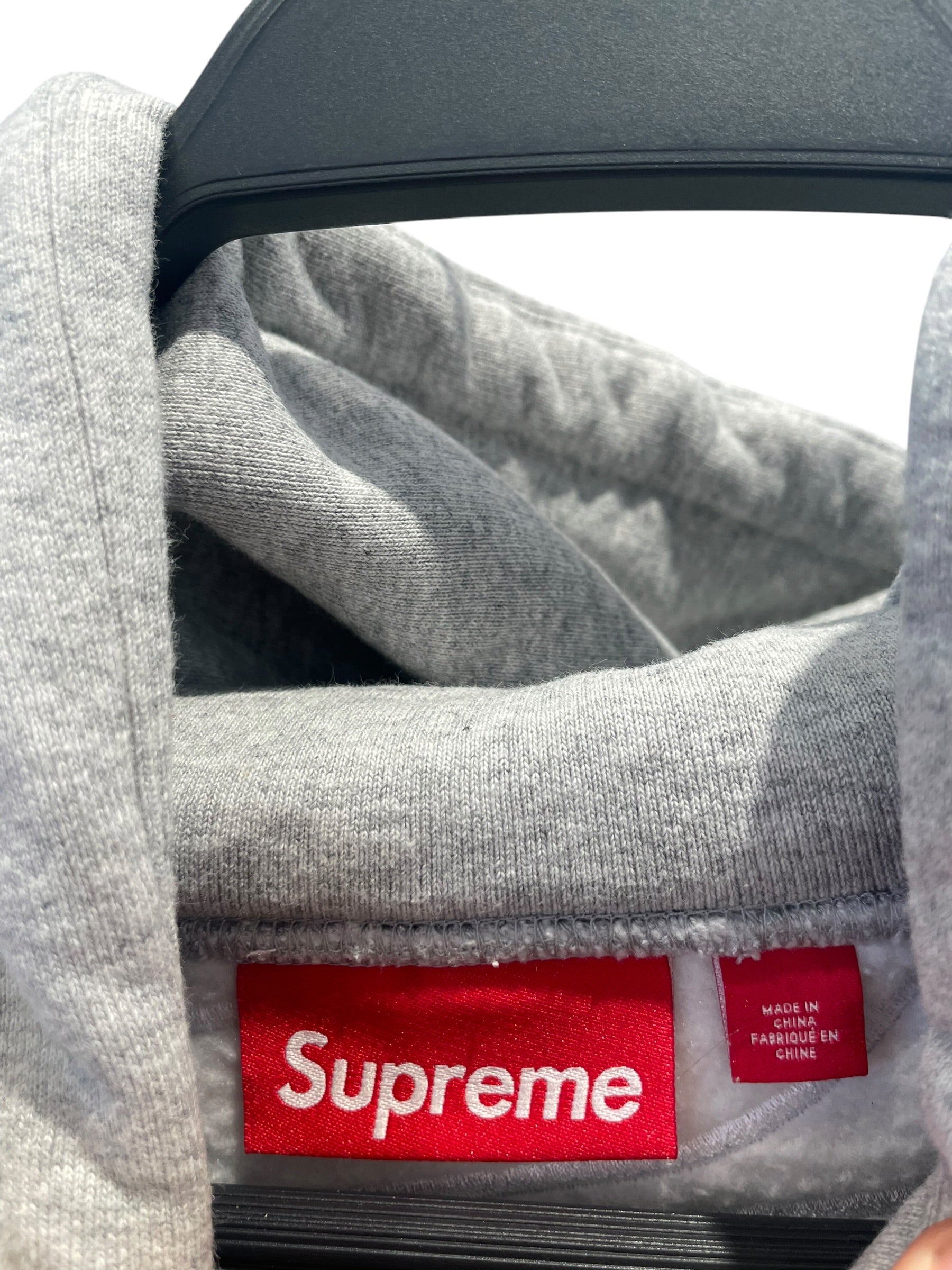 Supreme/Hoodie/XXL/Cotton/GRY/satin supreme logo view 3