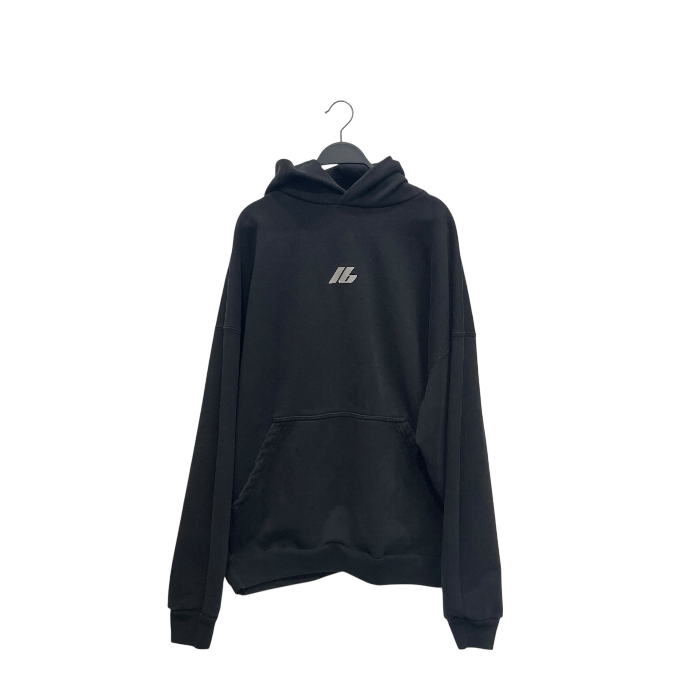 BALENCIAGA/Hoodie/3/Graphic/Cotton/BLK/REFLECTIVE ACTIVE WEAR LOGO view 1