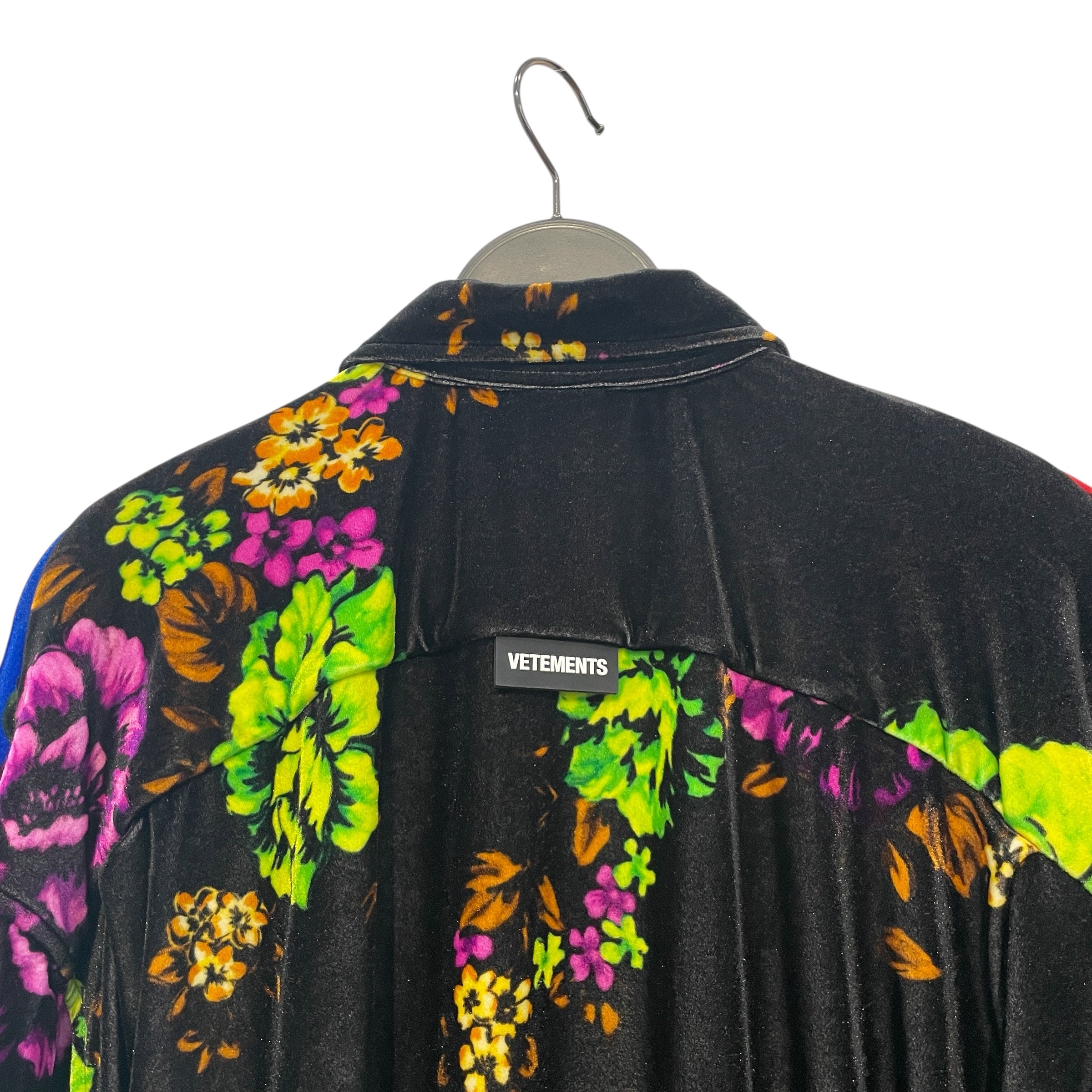 VETEMENTS/LS Shirt/XL/Velour/MLT/Floral Pattern/ view 3