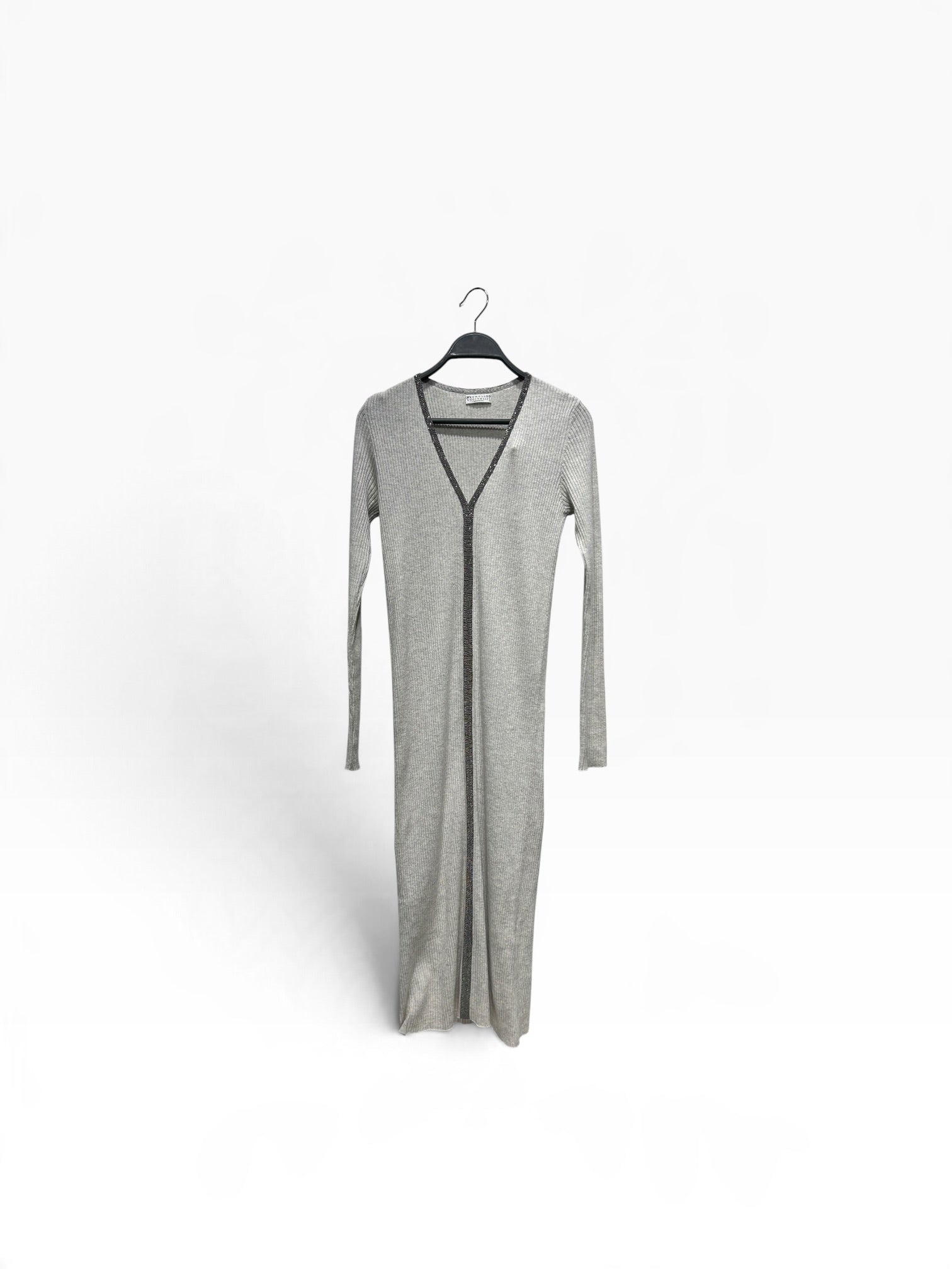 BRUNELLO CUCINELLI/Dress/XS/Cashmere/GRY/ view 1