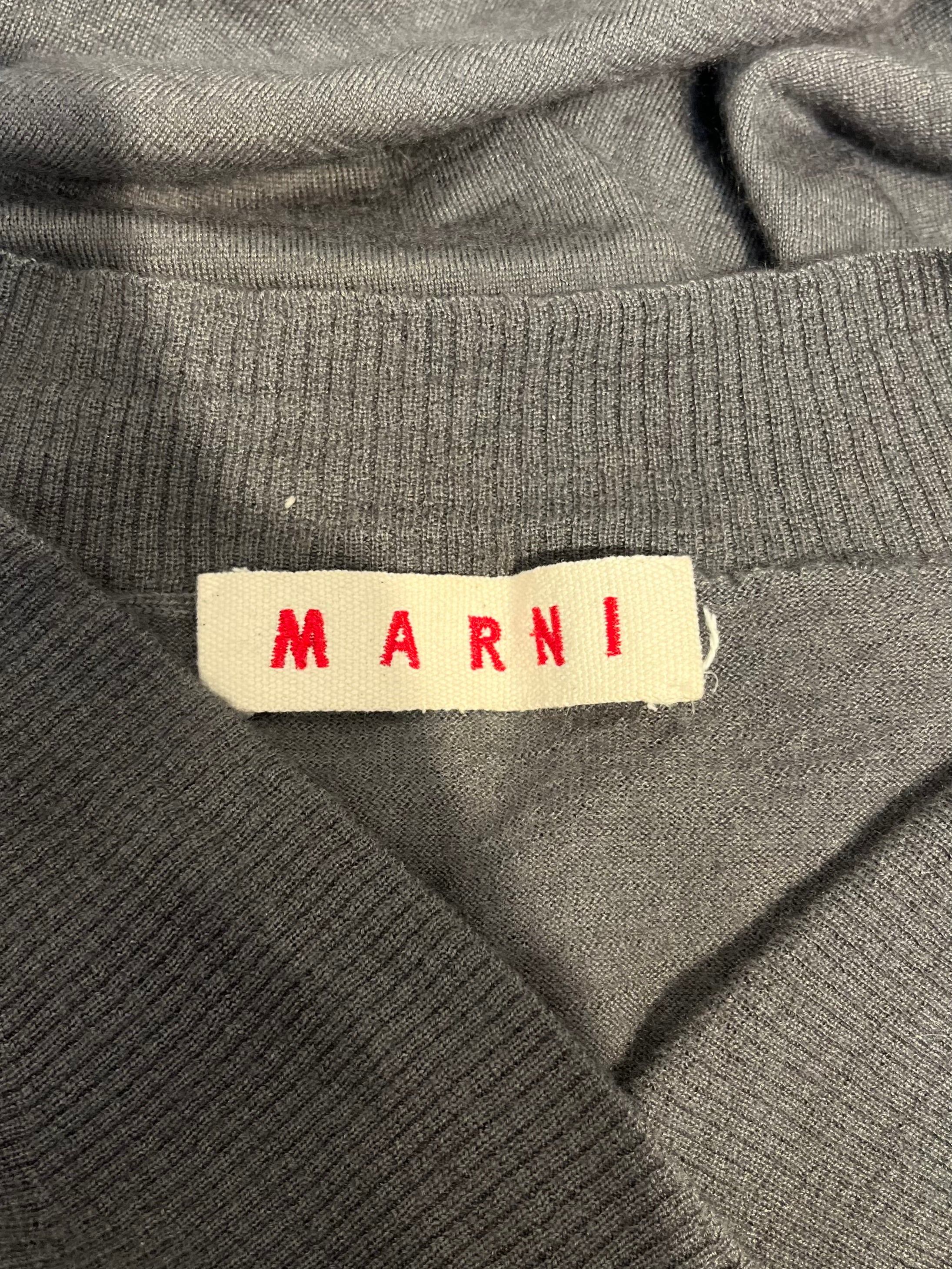 MARNI/Cardigan/38/Cashmere/GRY/DOUBLE BREASTED 2 POCKET view 3
