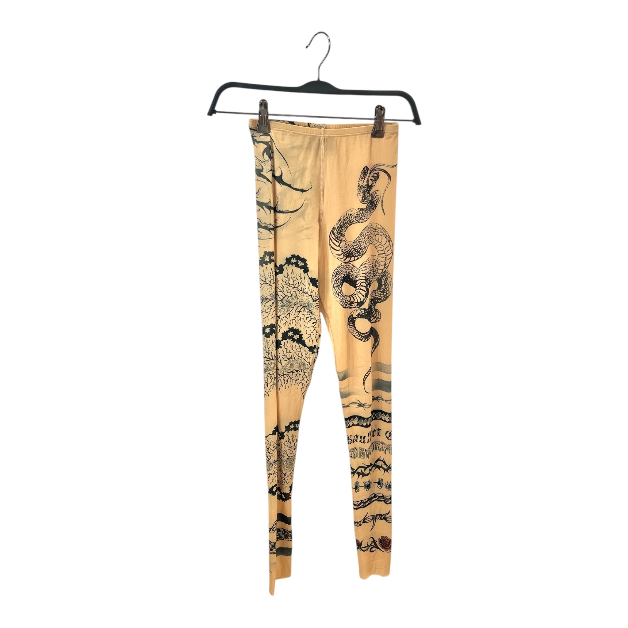 Jean Paul Gaultier/KNWLS/Bottoms/S/All Over Print/BEG/SNAKE/TATTOO PRINT view 1