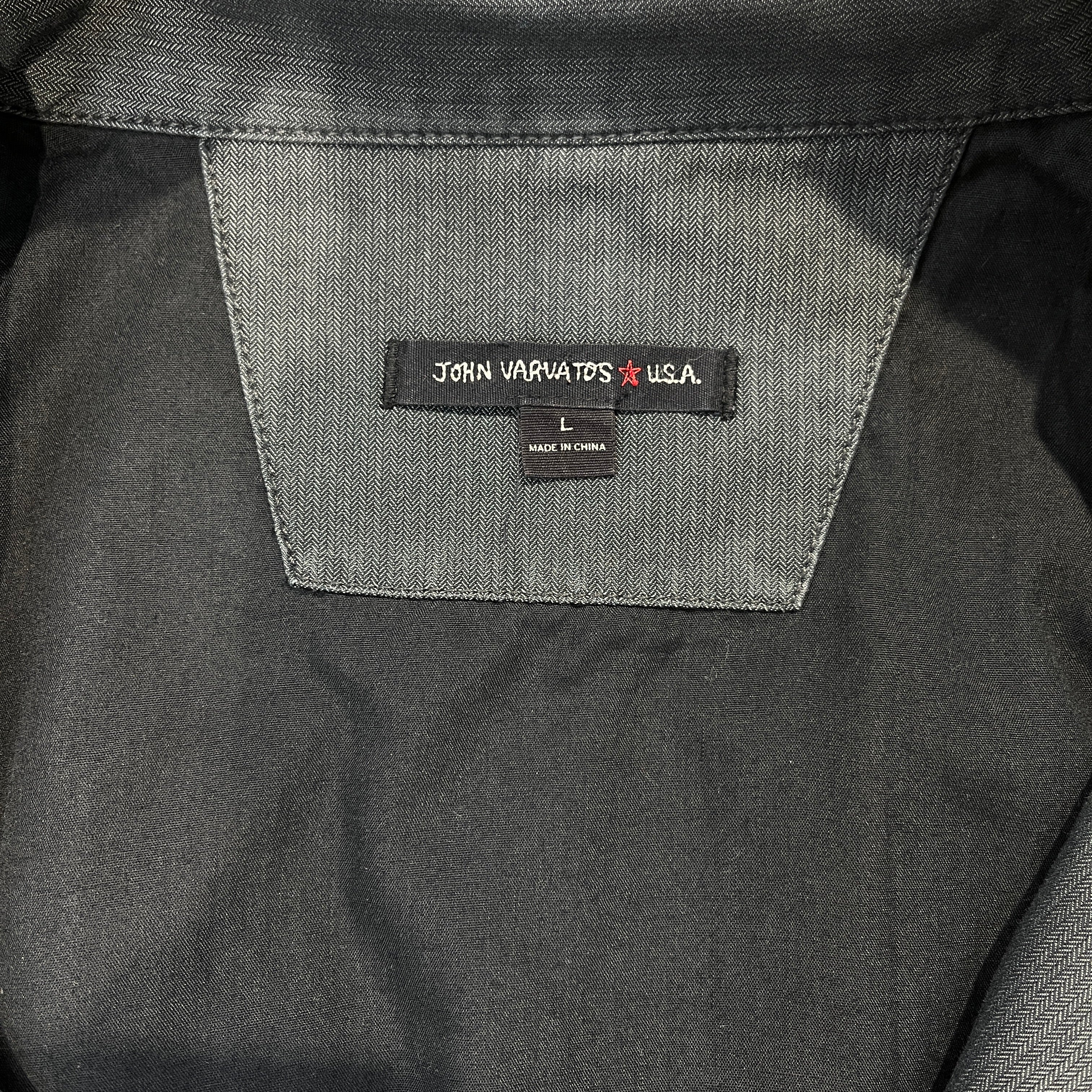 john varvatos/Jacket/L/Cotton/GRY/102515 view 3