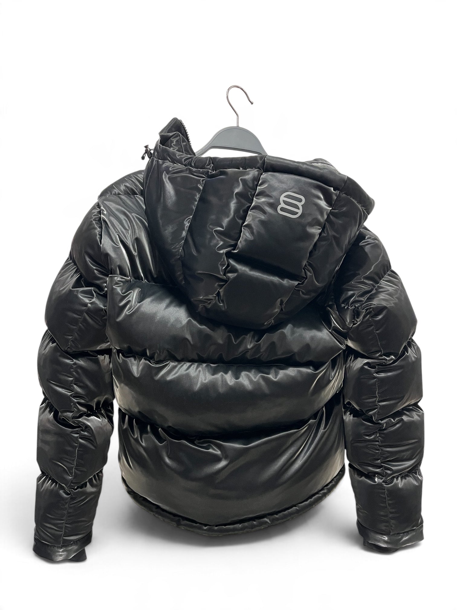ARITZIA/Puffer Jkt/S/Polyester/BLK/LIQUID SHINE SHORTY SUPER PUFF view 2