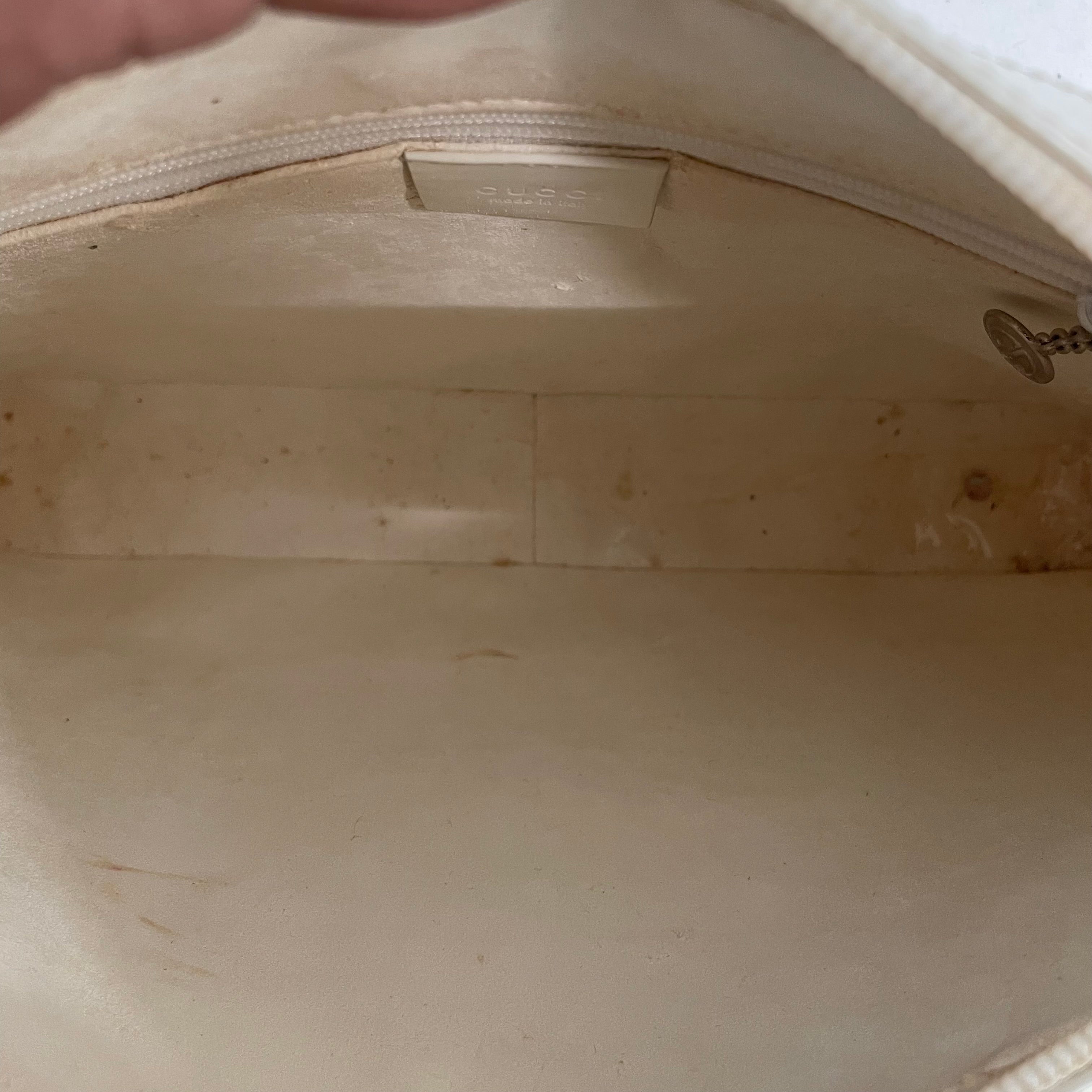GUCCI/Hand Bag/Leather/WHT/PVC WHITE view 6