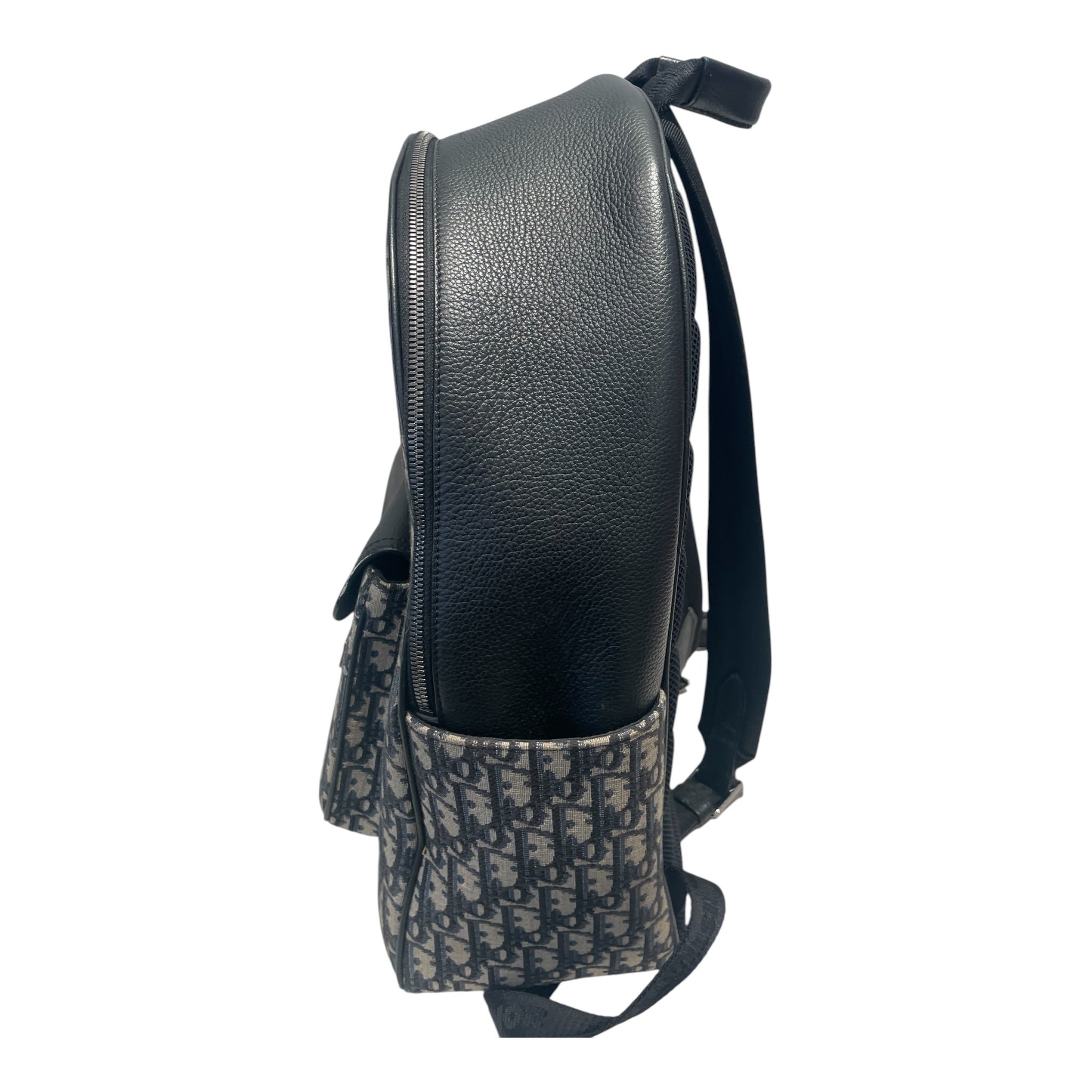 Christian Dior/Backpack/Monogram/Leather/MLT/Dior Saddle Zip Backpack view 3