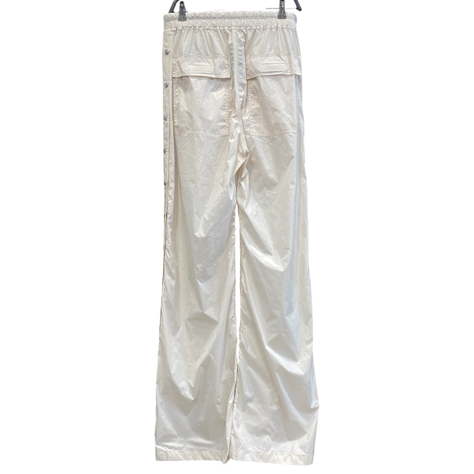 RICK OWENS DRKSHDW/Pants/M/Nylon/WHT/'Cream' Pusher Button Pants view 2
