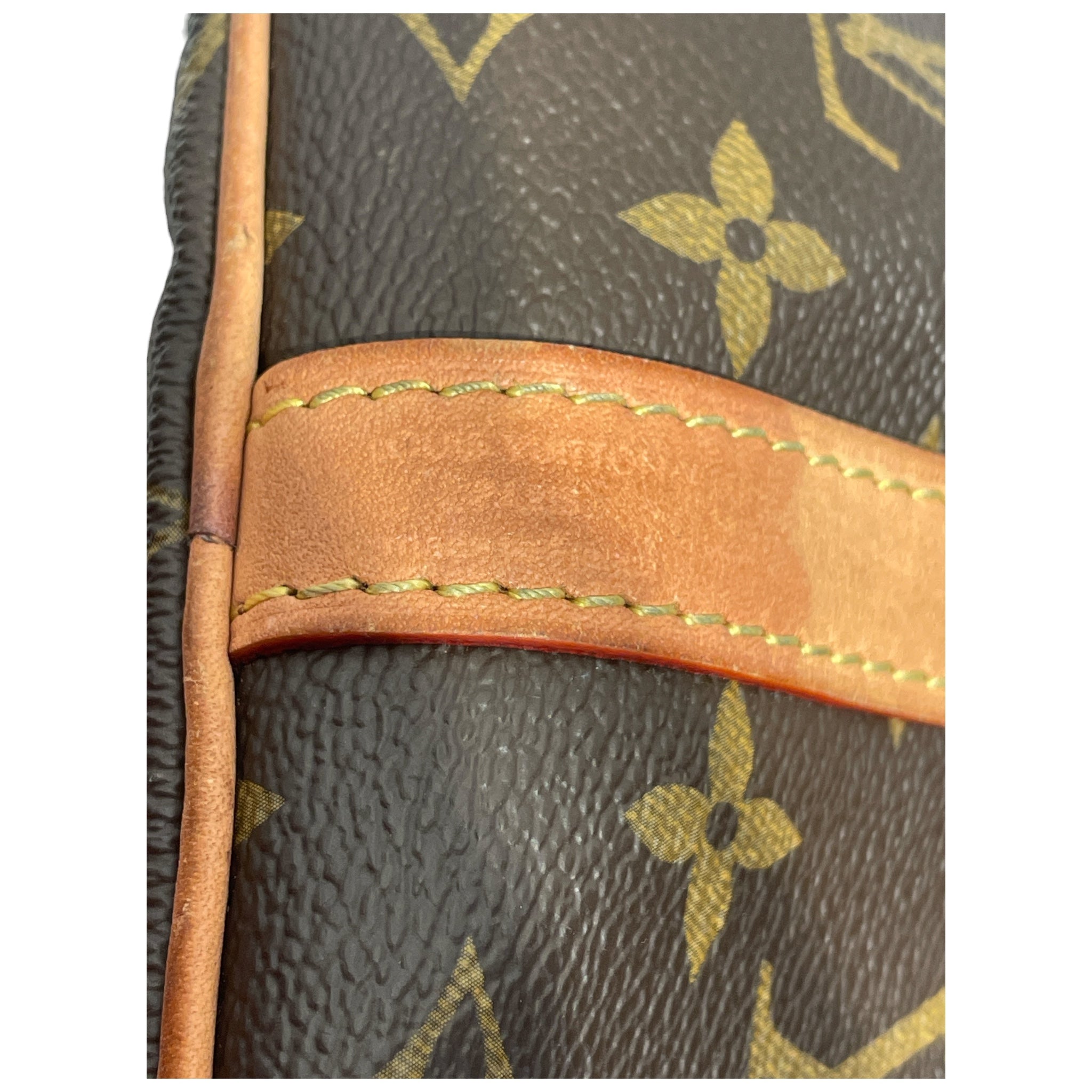 LOUIS VUITTON/Cross Body Bag/Monogram/Leather/BRW/Speedy 25 view 4