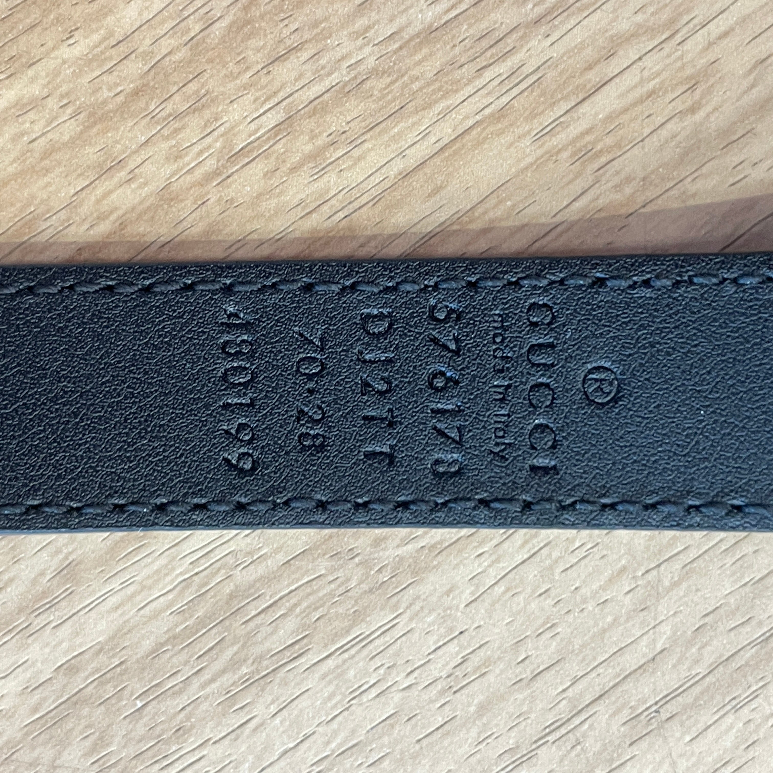 GUCCI/Belt/Leather/BLK/L's/GOLD BEE GRAPHIC view 4