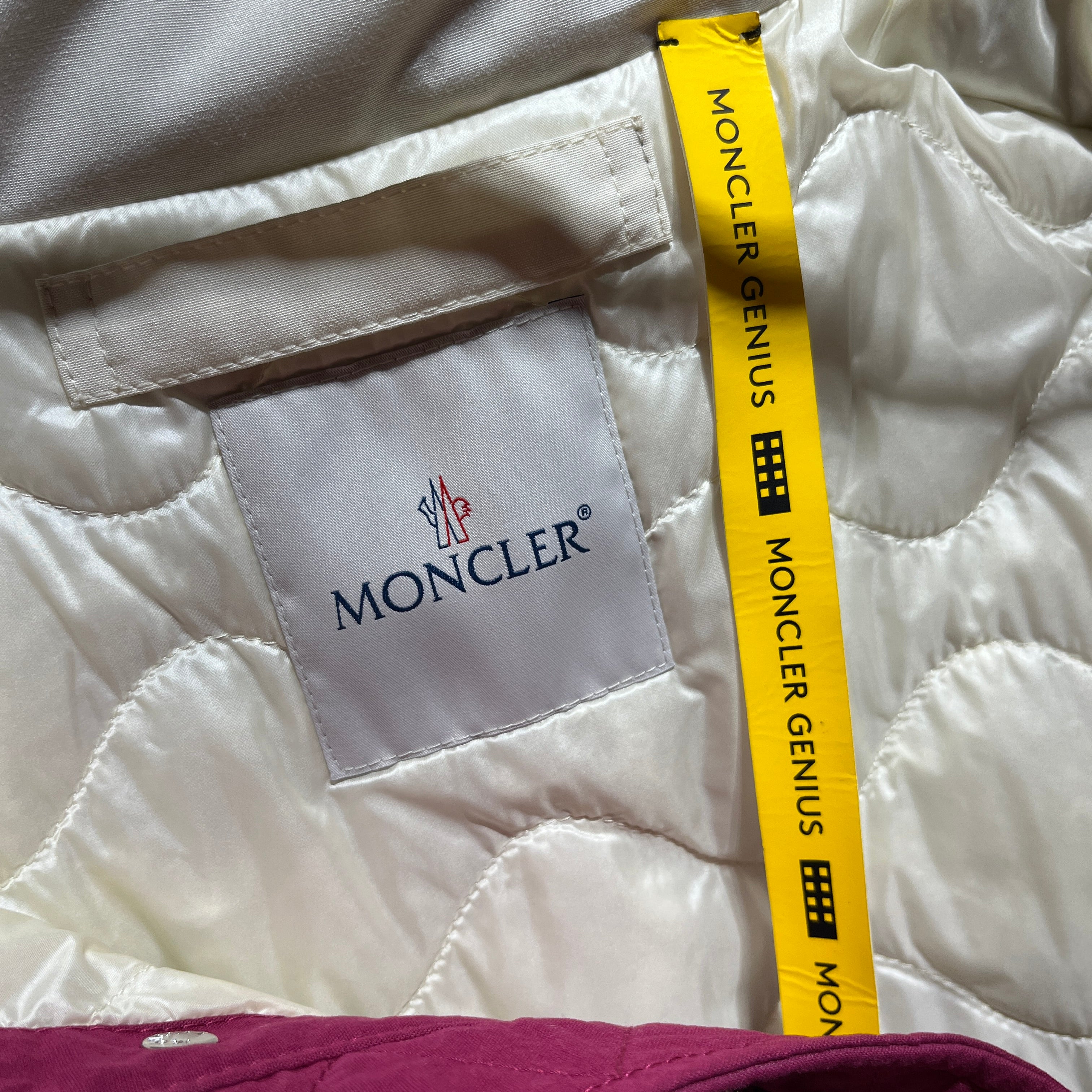 MONCLER/JW ANDERSON(J.W.ANDERSON)/Puffer Vest/0/PNK/JW brown patch view 3