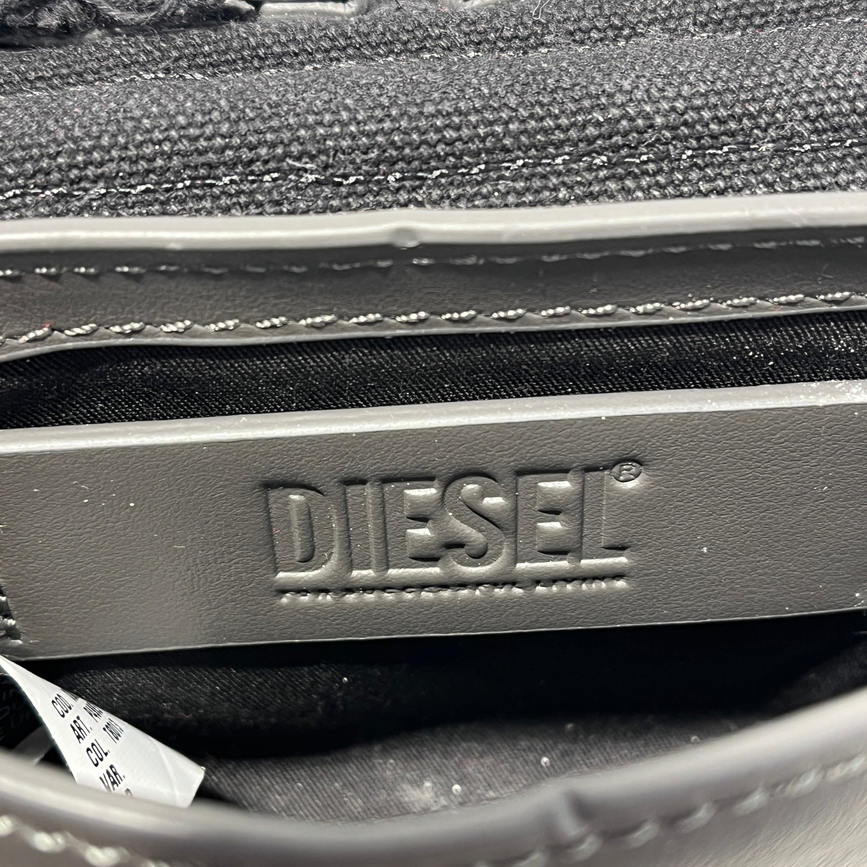 DIESEL/Hand Bag/Iridescent/Denim/BLK/1DR XS MINI DISTRESSED BAG view 7