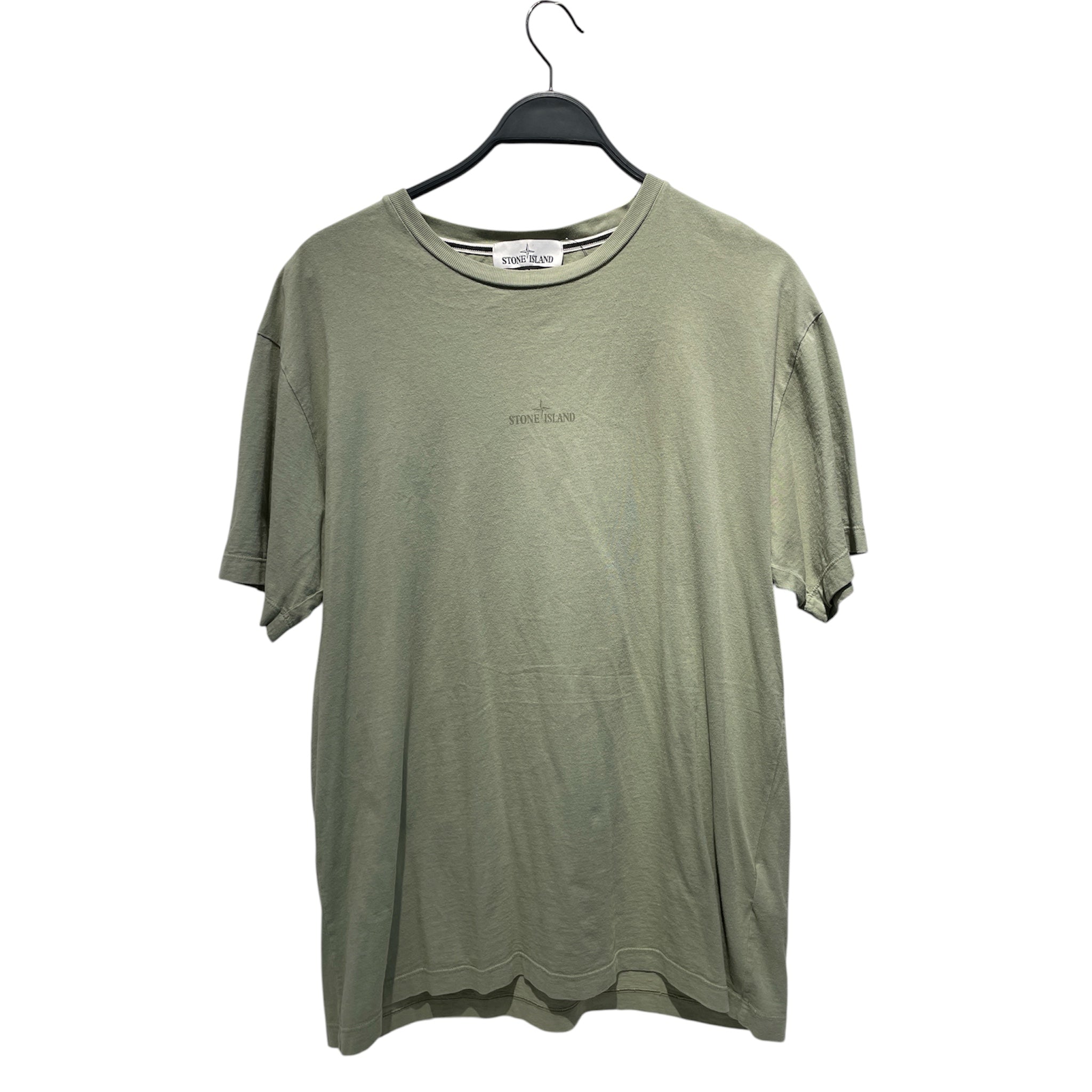 STONE ISLAND/T-Shirt/XL/Cotton/GRN/Graphic/REVERSE EMBROIDERY TEE view 1