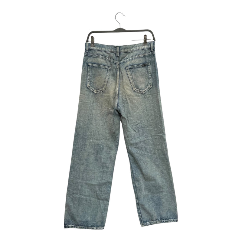 SAINT LAURENT/Straight Pants/30/Denim/BLU/FADED