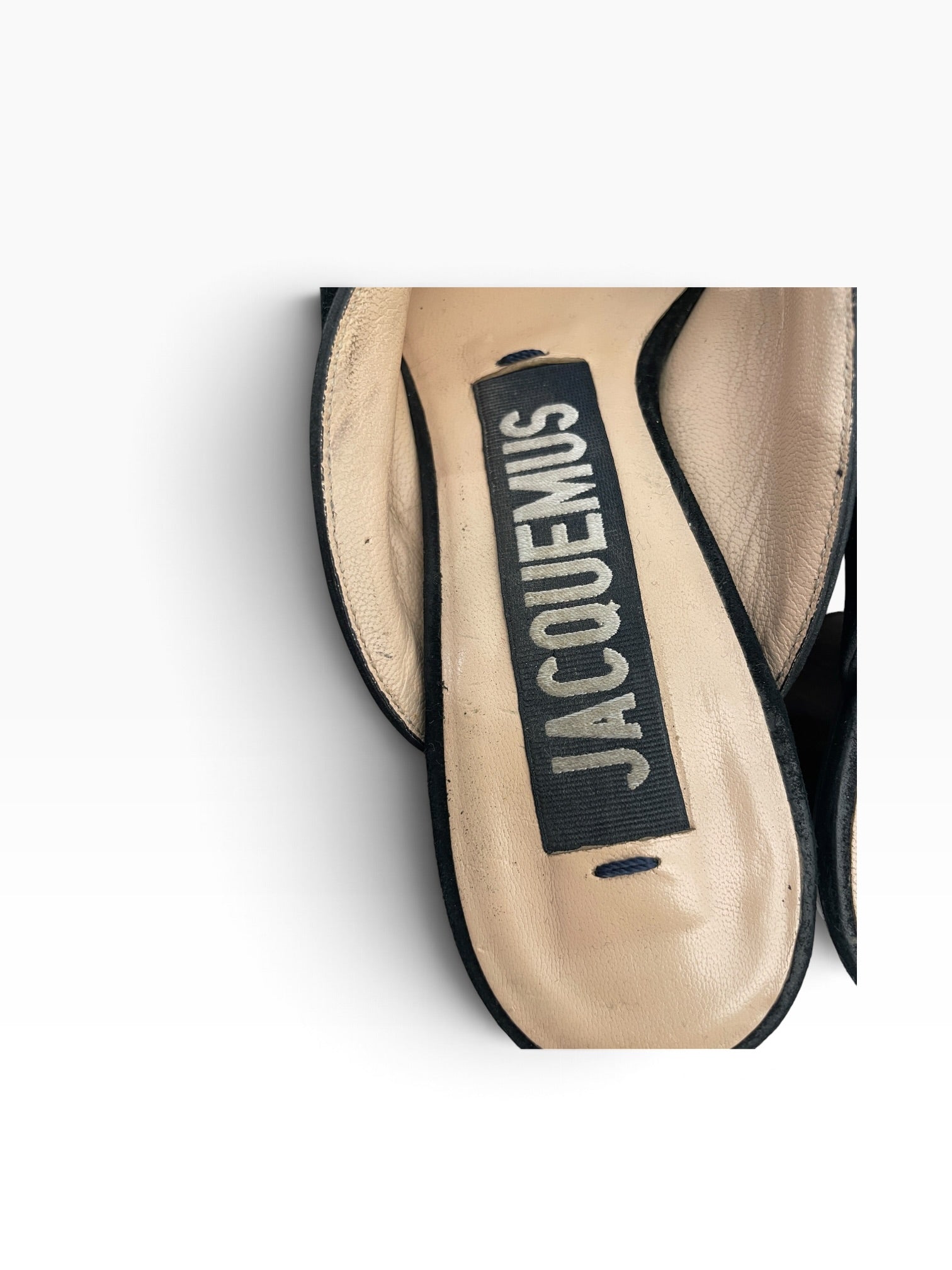 JACQUEMUS/Heels/EU 38/Suede/BLK/SUADE MULE view 3