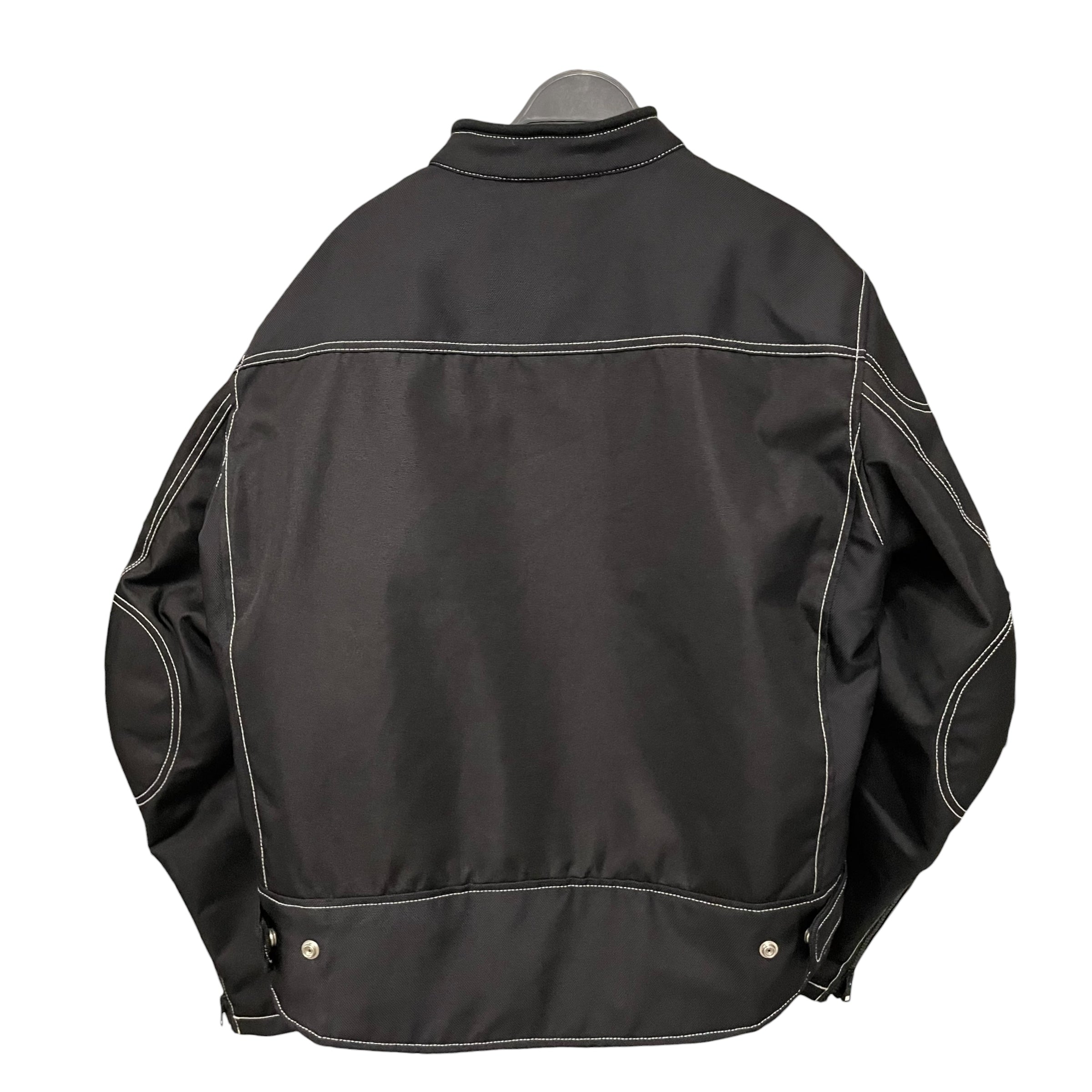 STUSSY/Jacket/L/Polyester/BLK/MOTO JACKET view 2