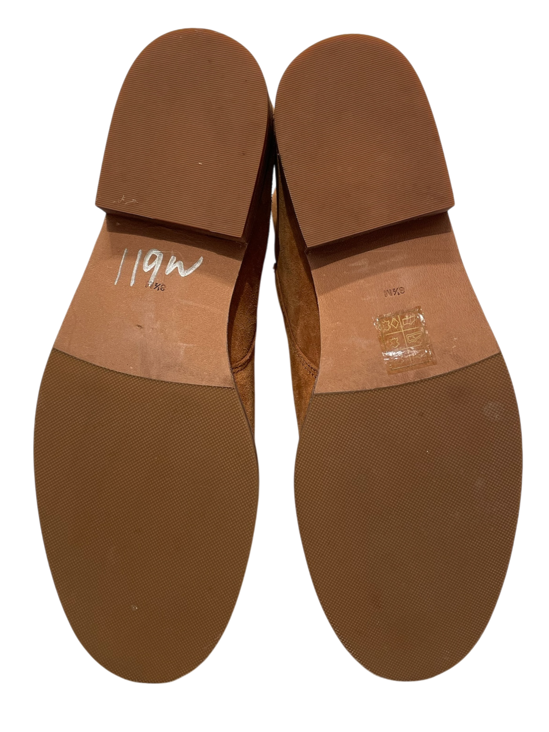 TORY BURCH/Chelsea Boots/US 8.5/Suede/CML/WRAP AROUND BUCKLE view 6