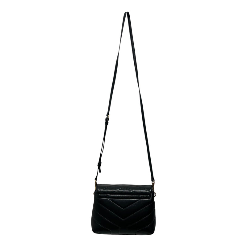YVES SAINT LAURENT/Cross Body Bag/Leather/BLK/